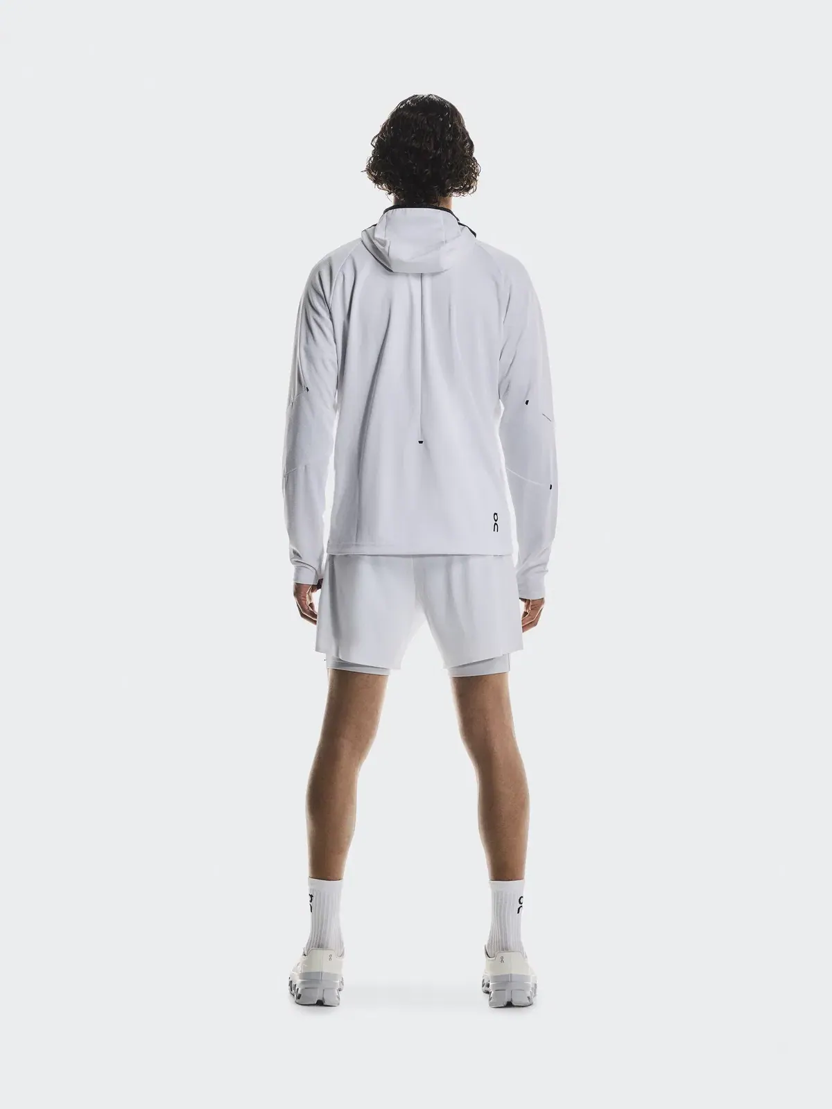 Мужское худи с капюшоном и встроенной балаклавой Climate Zip Hoodie On — 3