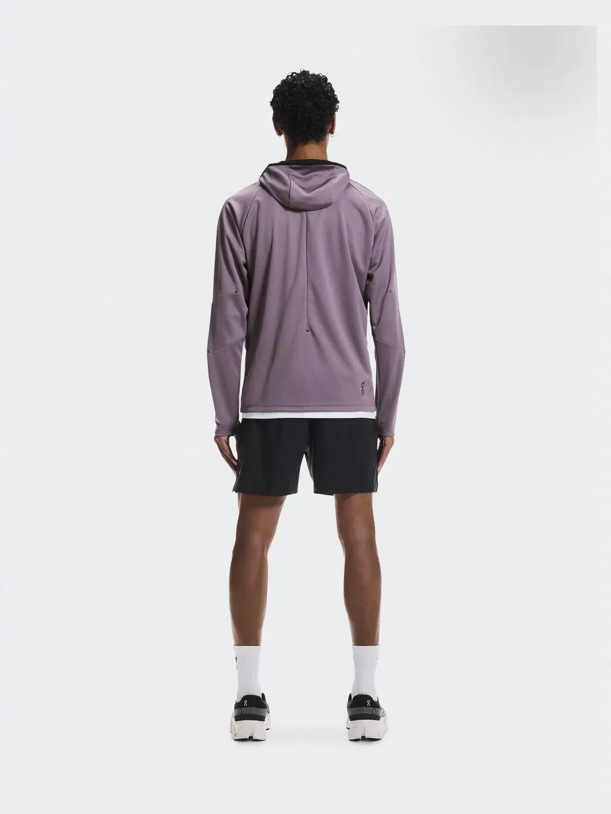 Мужское худи с капюшоном и встроенной балаклавой Climate Zip Hoodie On — 3