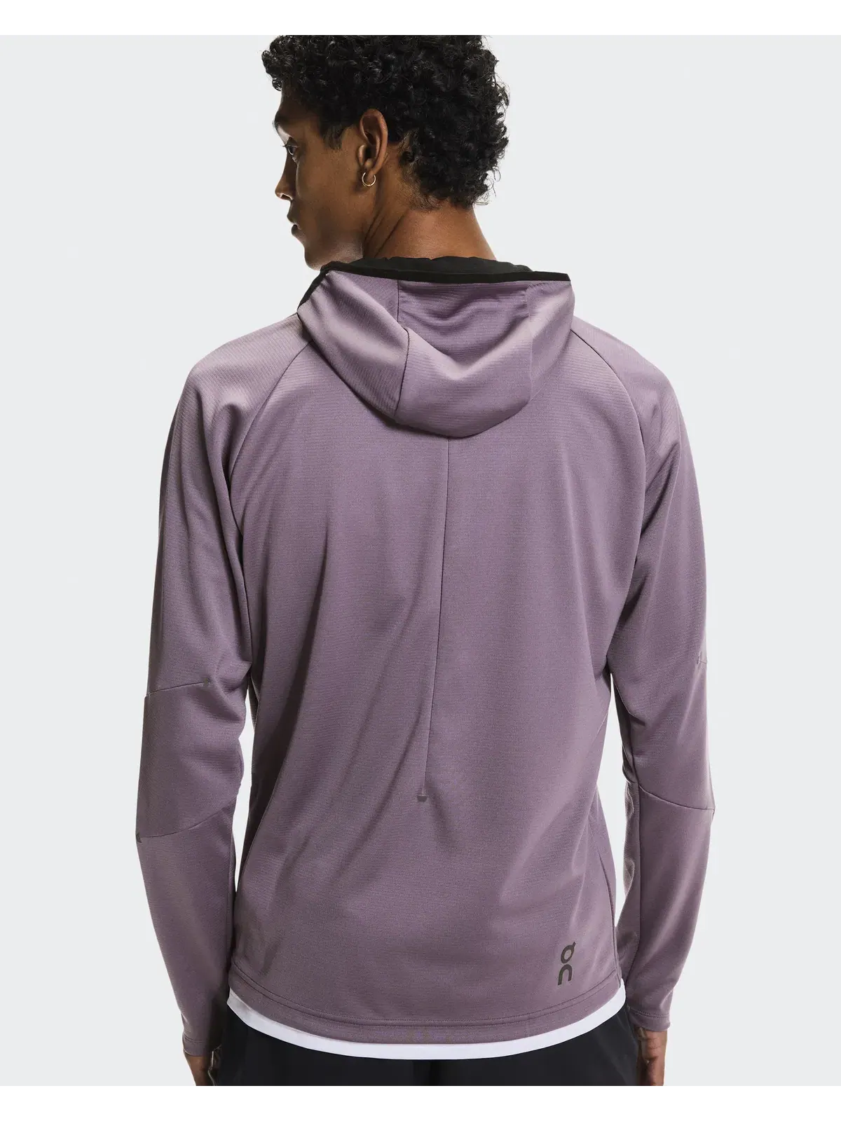 Мужское худи с капюшоном и встроенной балаклавой Climate Zip Hoodie On — 5