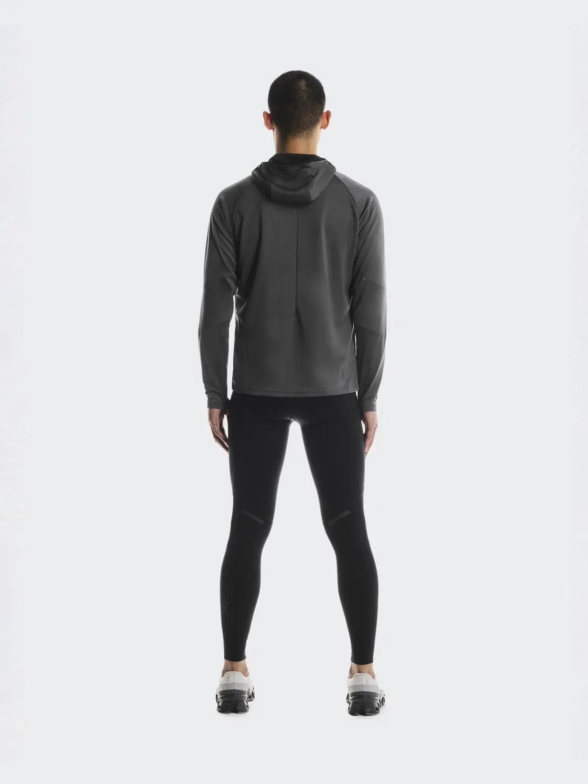 Мужское худи на молнии с капюшоном и встроенной балаклавой Climate Zip Hoodie On — 3