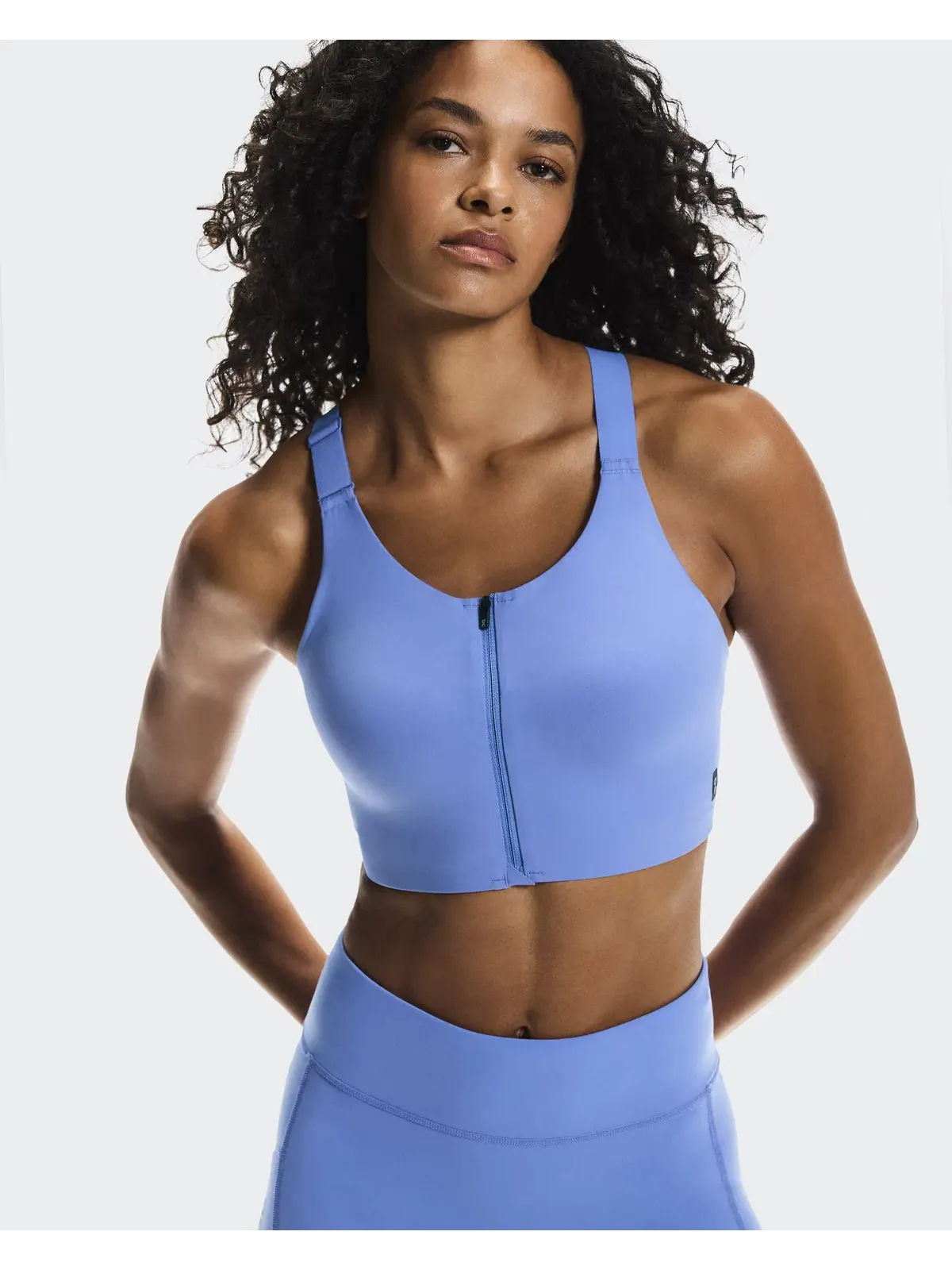 Женский спортивный бра с застежкой-молнией спереди Endurance Bra Zip On, Sailor — 4