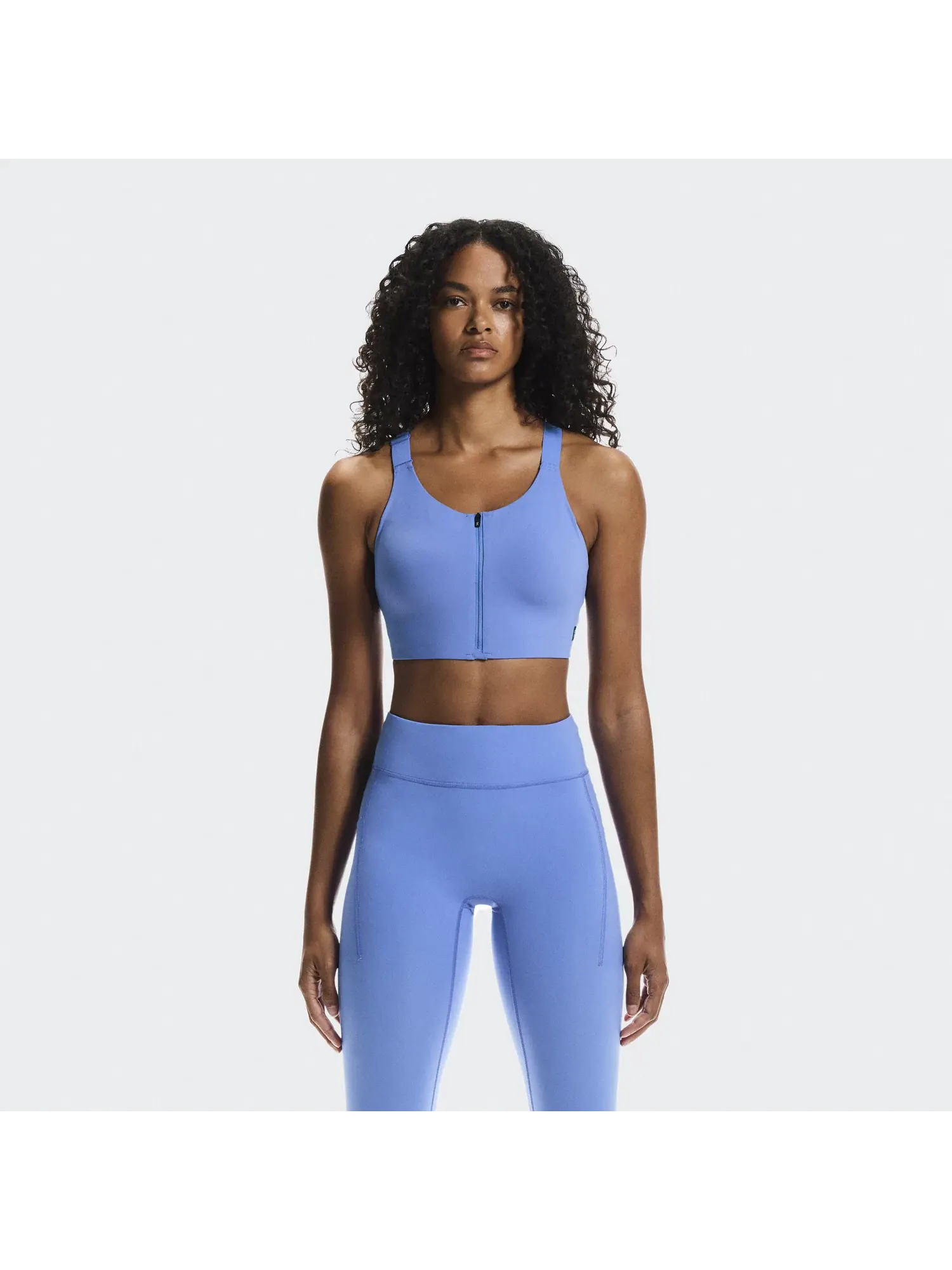 Женский спортивный бра с застежкой-молнией спереди Endurance Bra Zip On, Sailor — 8