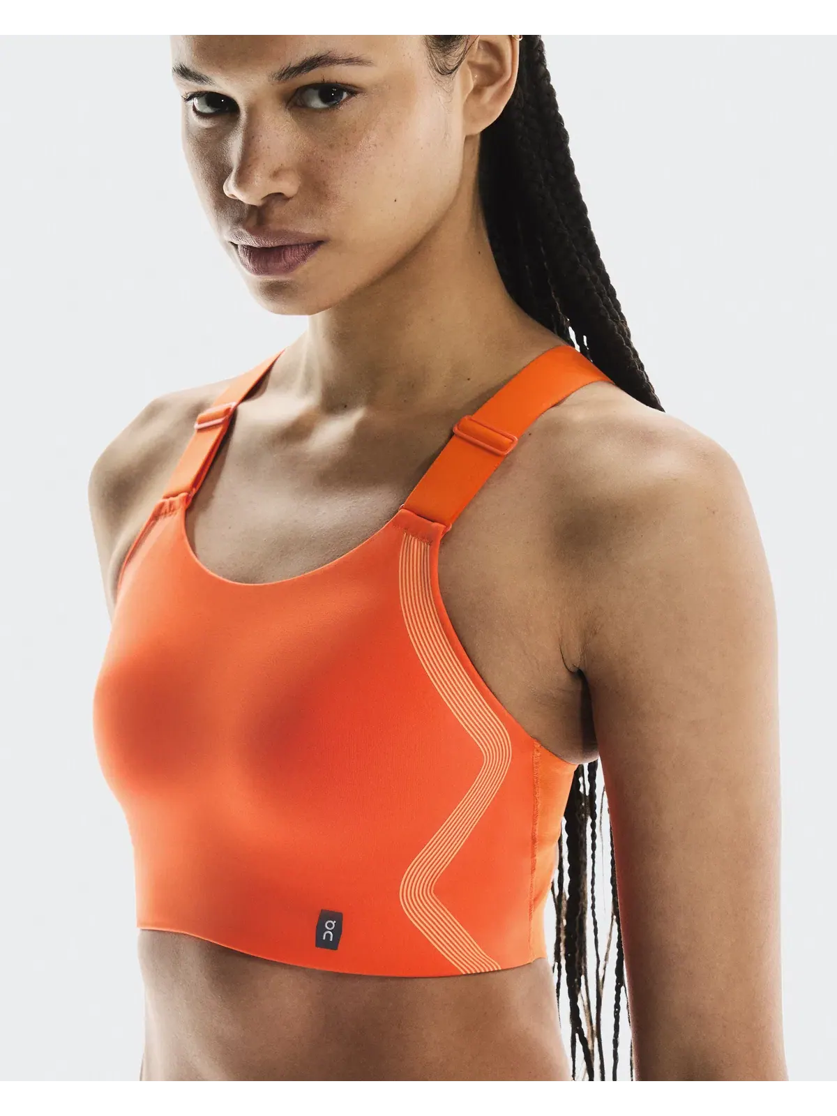 Женский спортивный бюстгальтер со средней поддержкой Performance Flex Bra On — 4