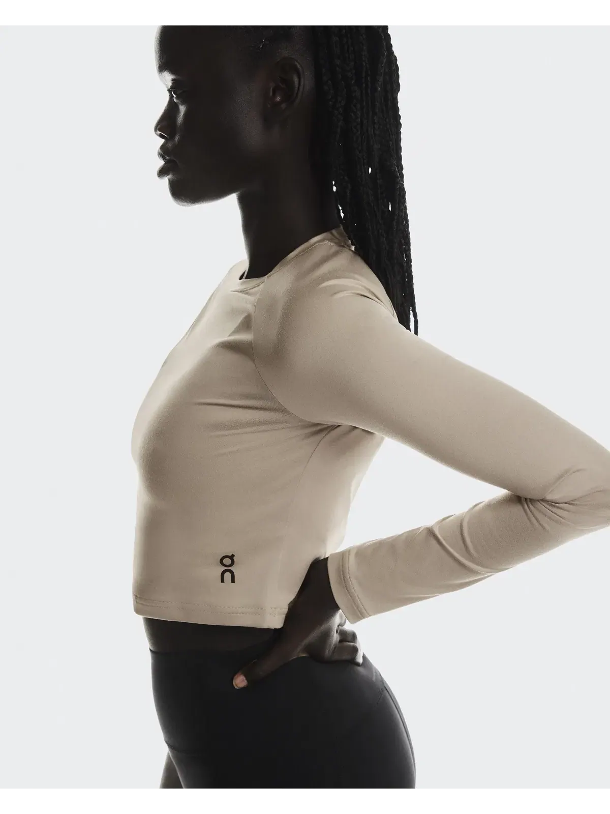 Женский кроп-топ с длинным рукавом Studio Long-T Crop On — 6