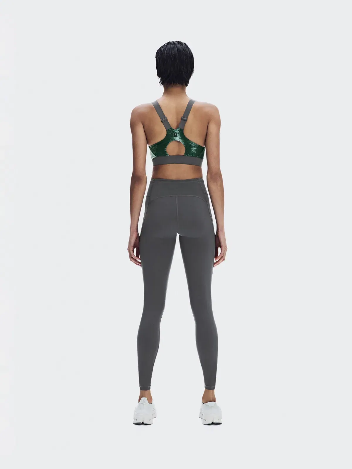 Женский спортивный бюстгальтер средней поддержки с принтом Performance Bra Terra On, Cove/Kaitoke — 4