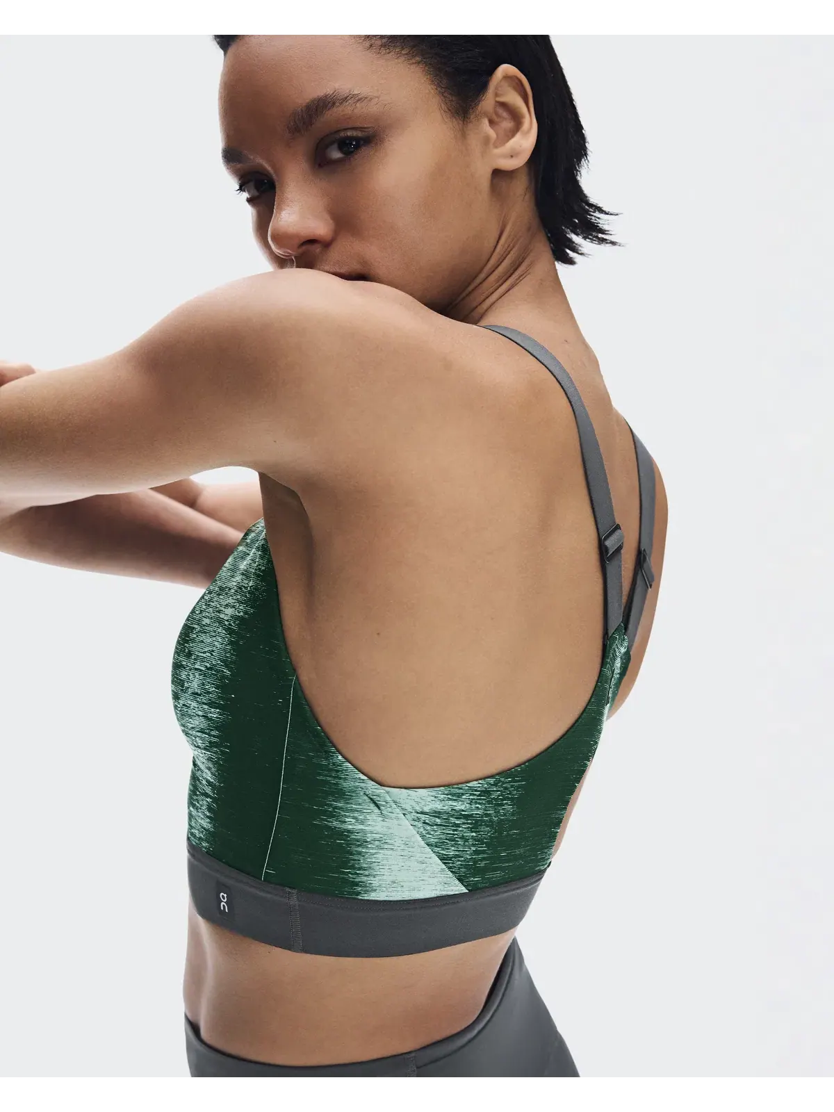 Женский спортивный бюстгальтер средней поддержки с принтом Performance Bra Terra On, Cove/Kaitoke — 5