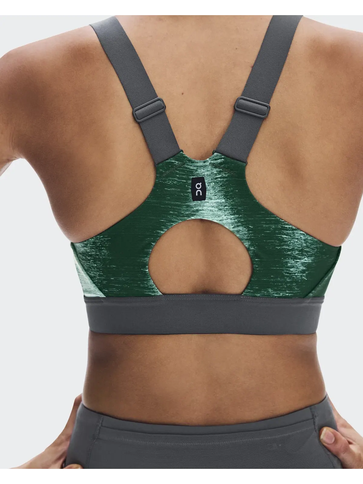 Женский спортивный бюстгальтер средней поддержки с принтом Performance Bra Terra On, Cove/Kaitoke — 6