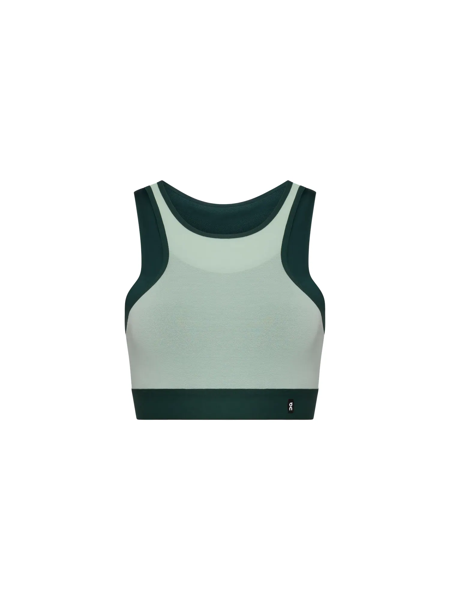 Женский спортивный бюстгальтер с высокой поддержкой Train Volt Bra On — 1