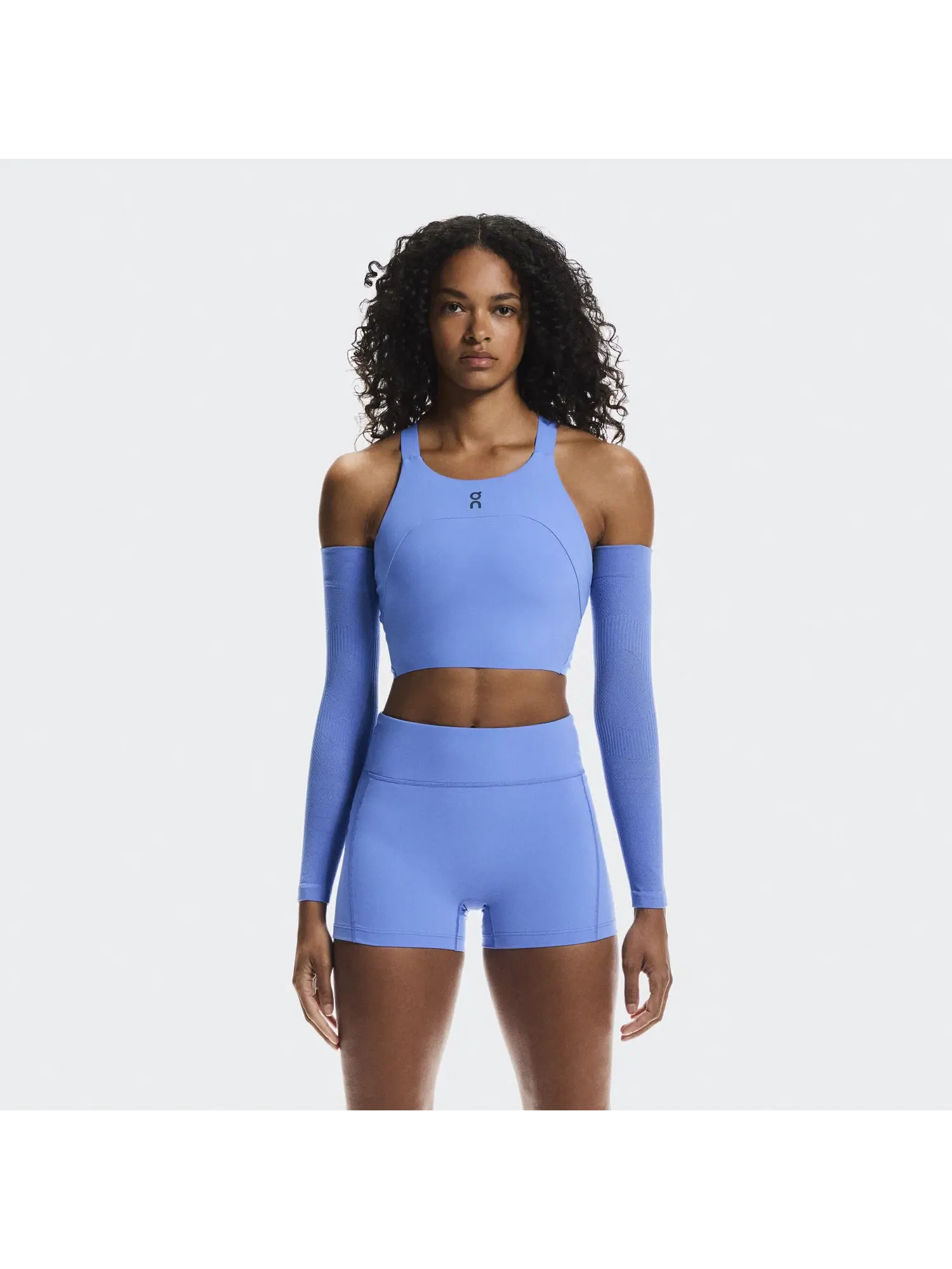 Женский топ для бега с легкой поддержкой Performance Crop On, Sailor — 8