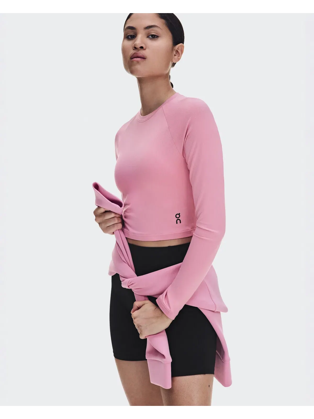 Женский кроп-топ с длинным рукавом Studio Long-T Crop On — 3