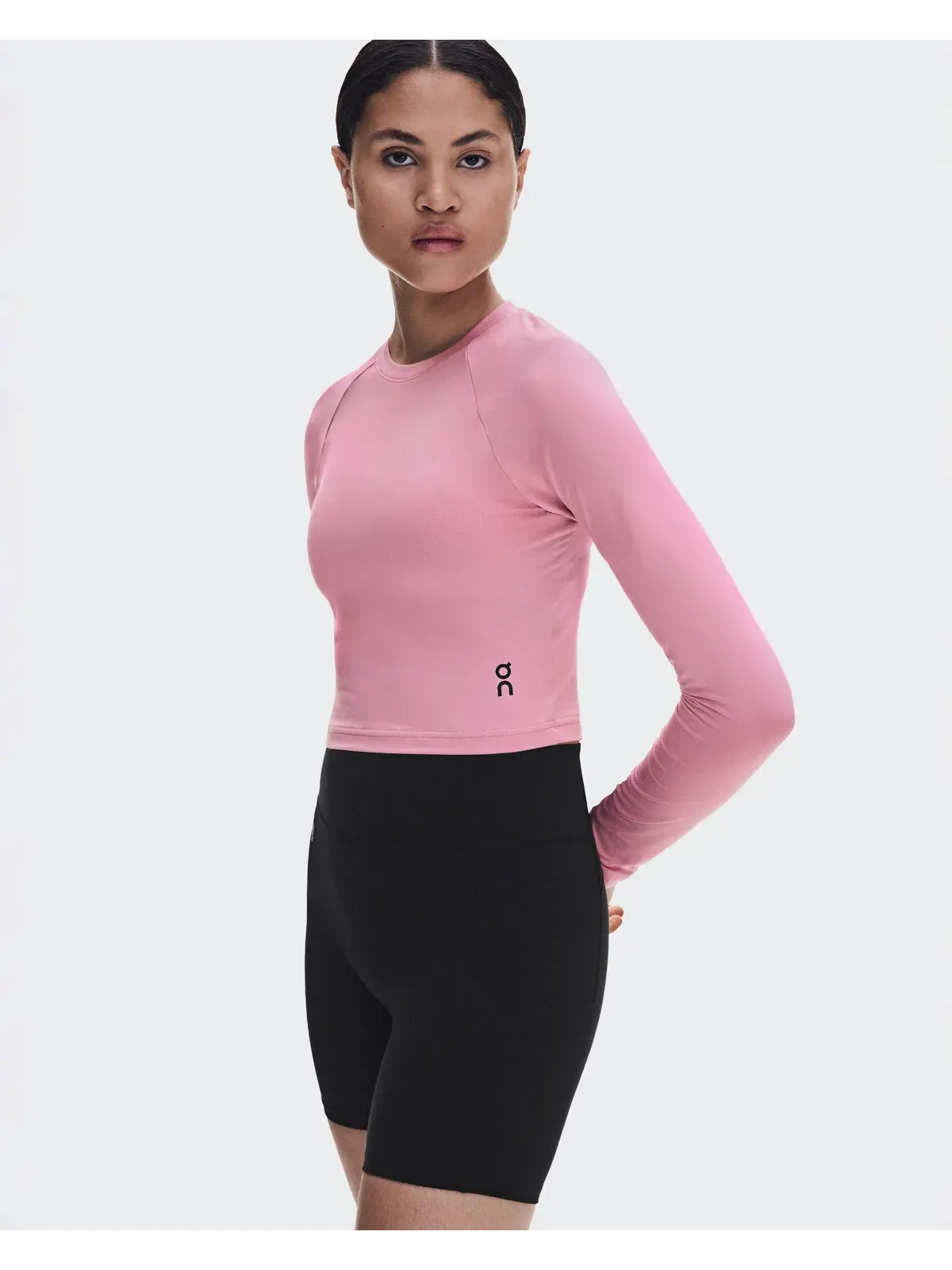 Женский кроп-топ с длинным рукавом Studio Long-T Crop On — 6