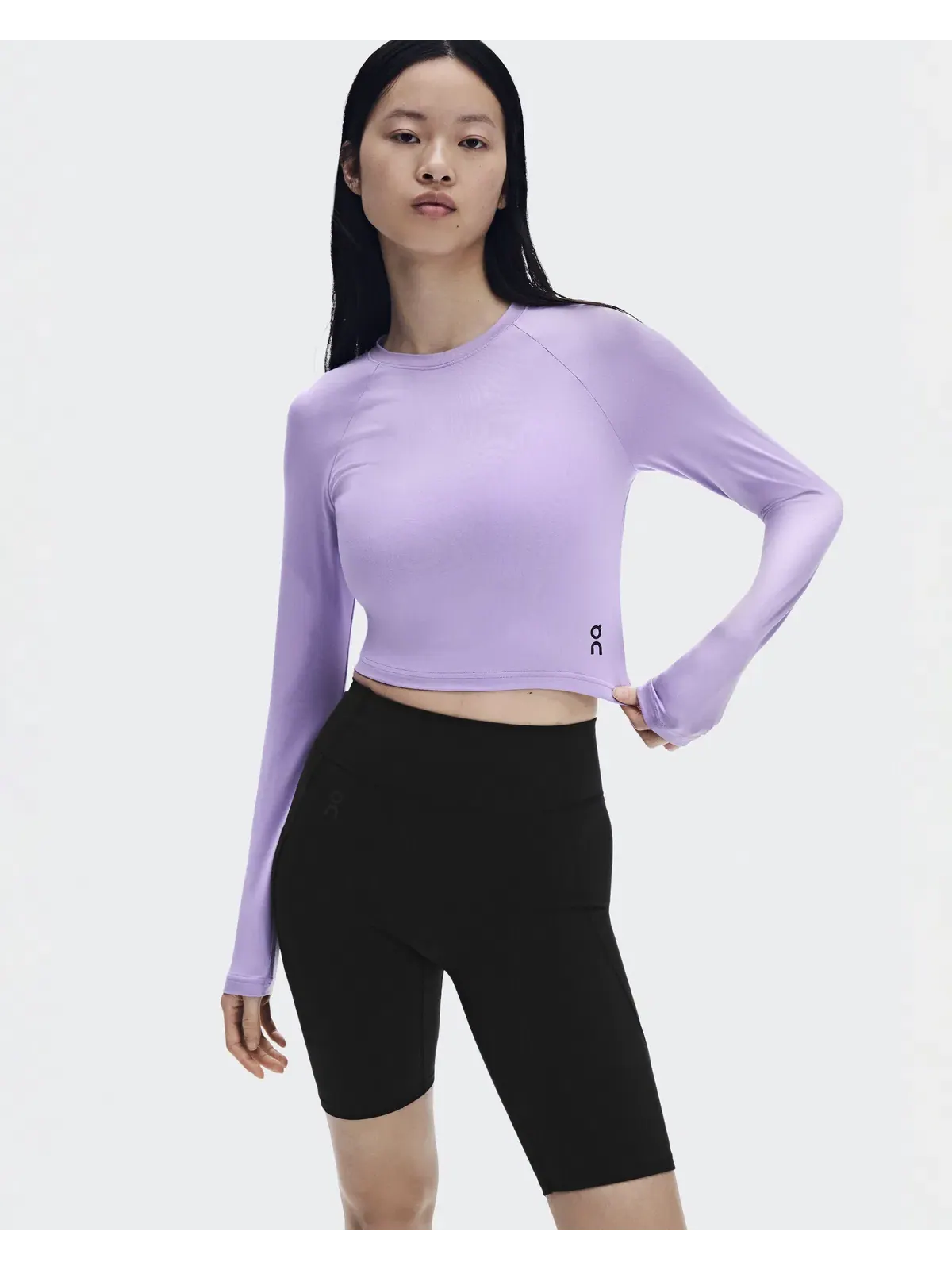 Женский кроп-топ с длинным рукавом Studio Long-T Crop On, Bloom — 5