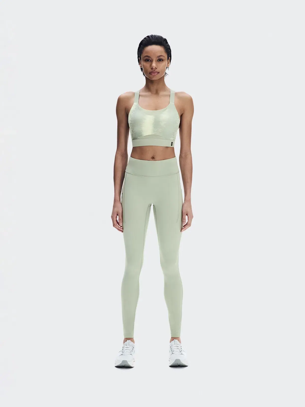 Женский спортивный бра Performance Bra Terra On, Seedling Tin — 2