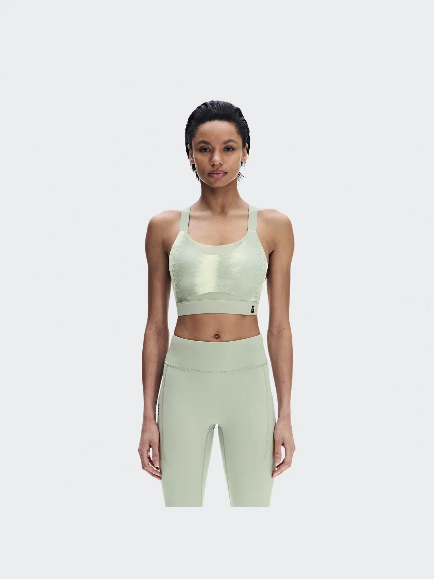 Женский спортивный бра Performance Bra Terra On, Seedling Tin — 7