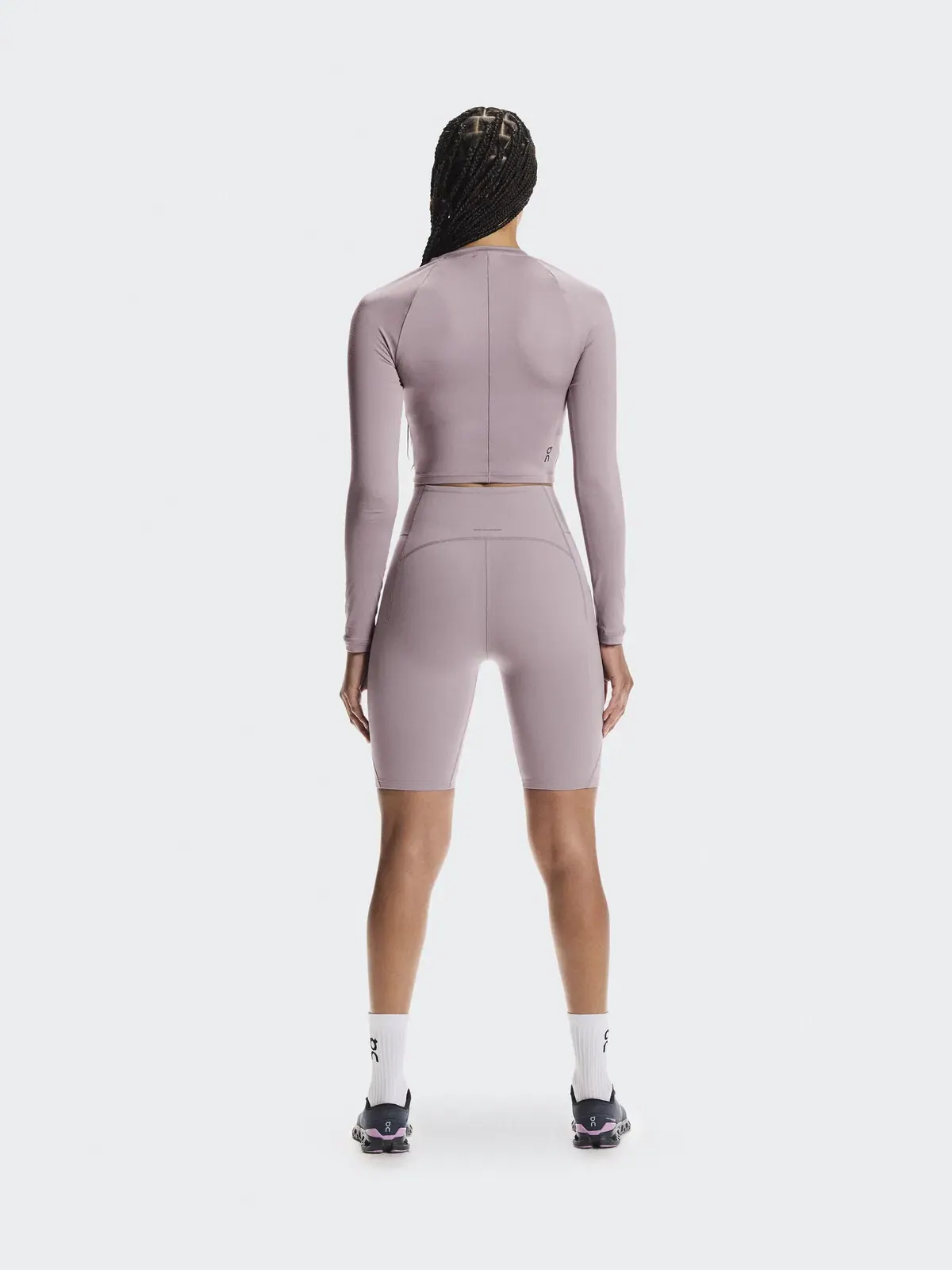 Женский кроп-топ с длинным рукавом Studio Long-T Crop On, Heron — 3