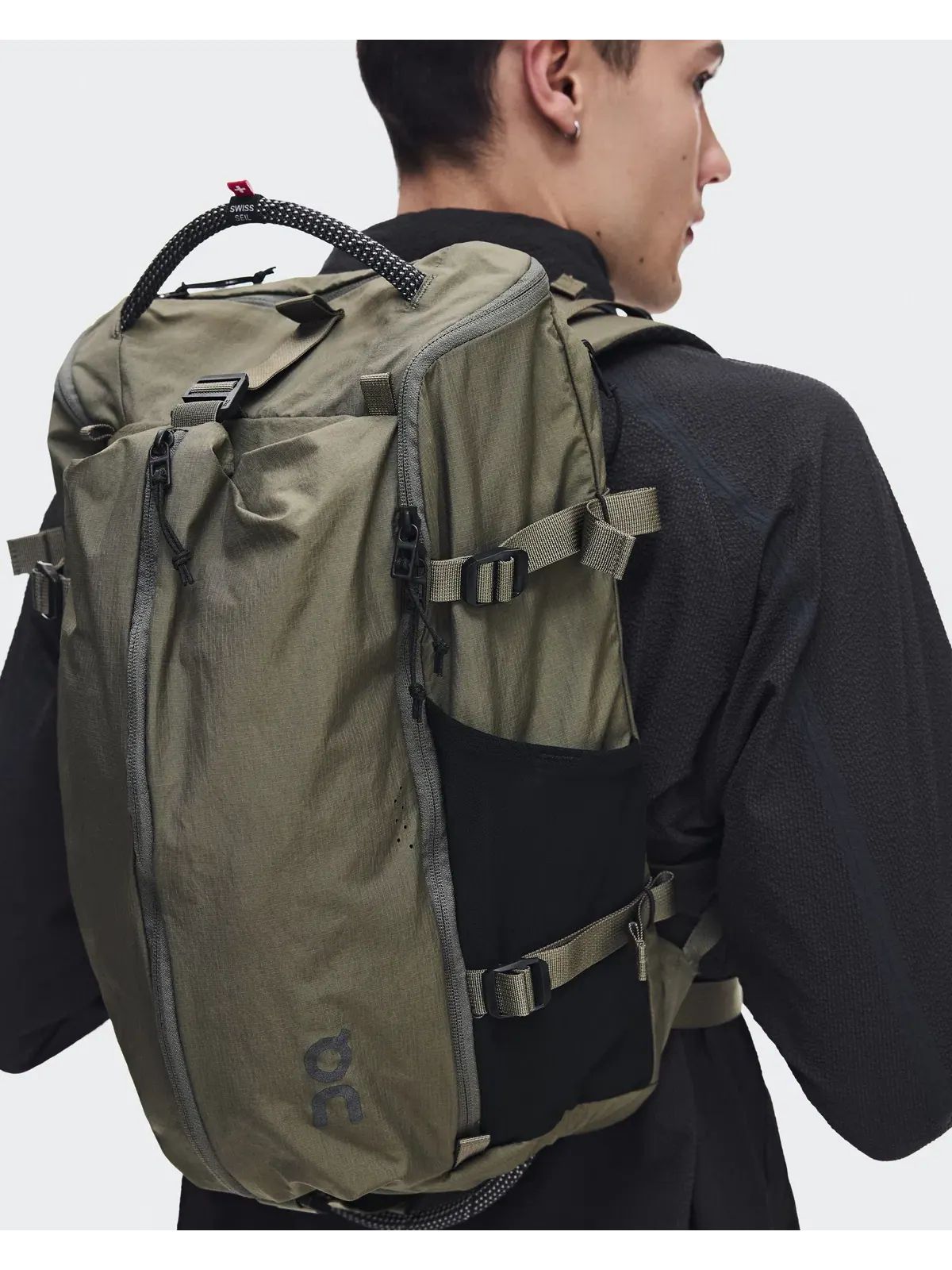 Спортивный рюкзак 30 л с отделением для ноутбука Speed Pack 30L On — изображение 6 из 11, оливковый/черный