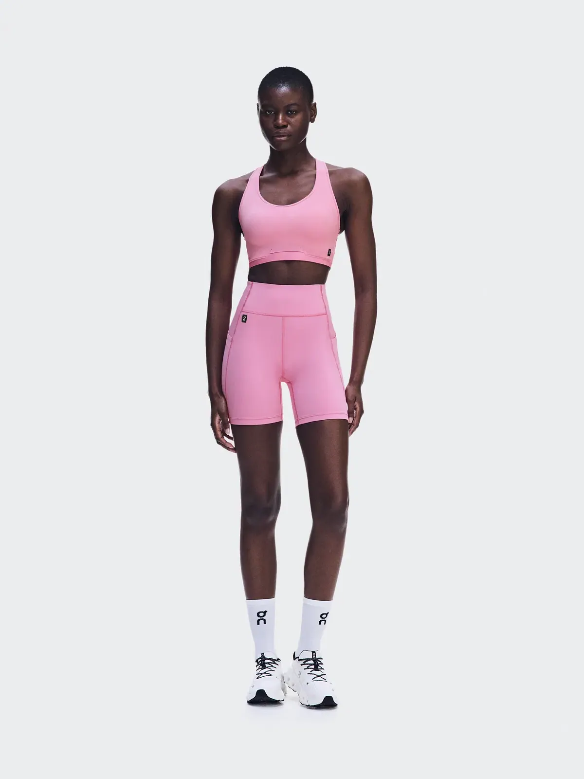 Женские шорты-леггинсы для тренировок с высокой посадкой Train Tights Short 6" On — 2