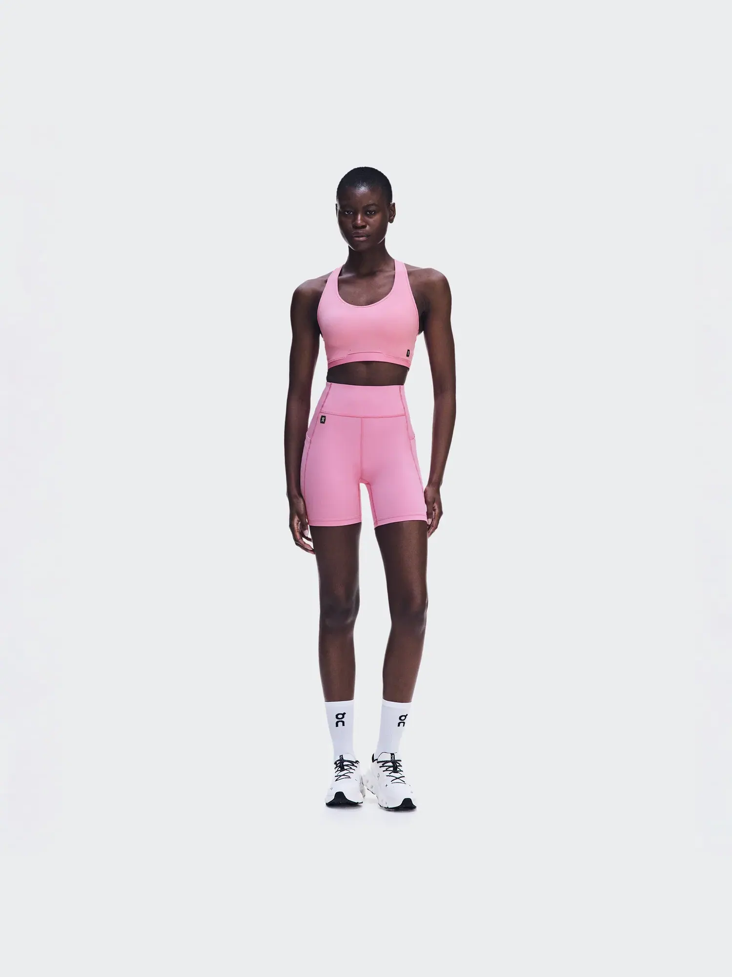 Женские шорты-леггинсы для тренировок с высокой посадкой Train Tights Short 6" On — 8