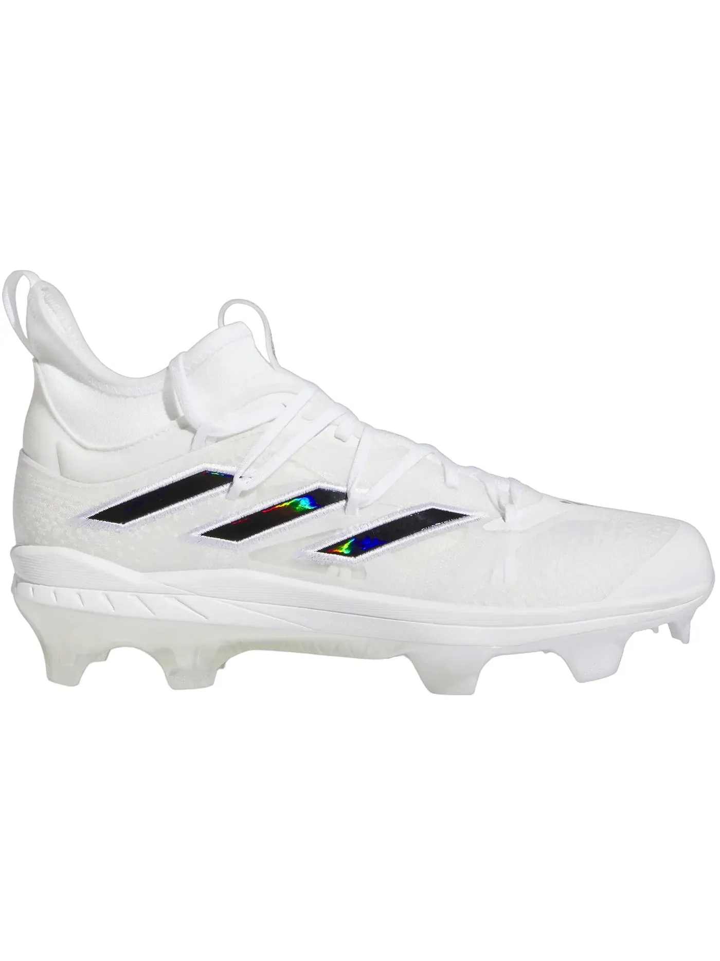Мужские бутсы с шипами Adizero Afterburner 9 NWV TPU Adidas — изображение 1 из 1, белый/черный/белый