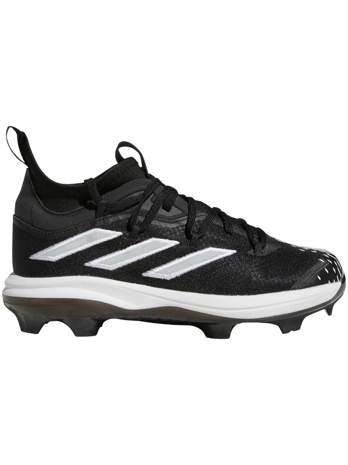 Детские бутсы с шипами Adizero Afterburner NWV Adidas — изображение 1 из 1, черный белый черный