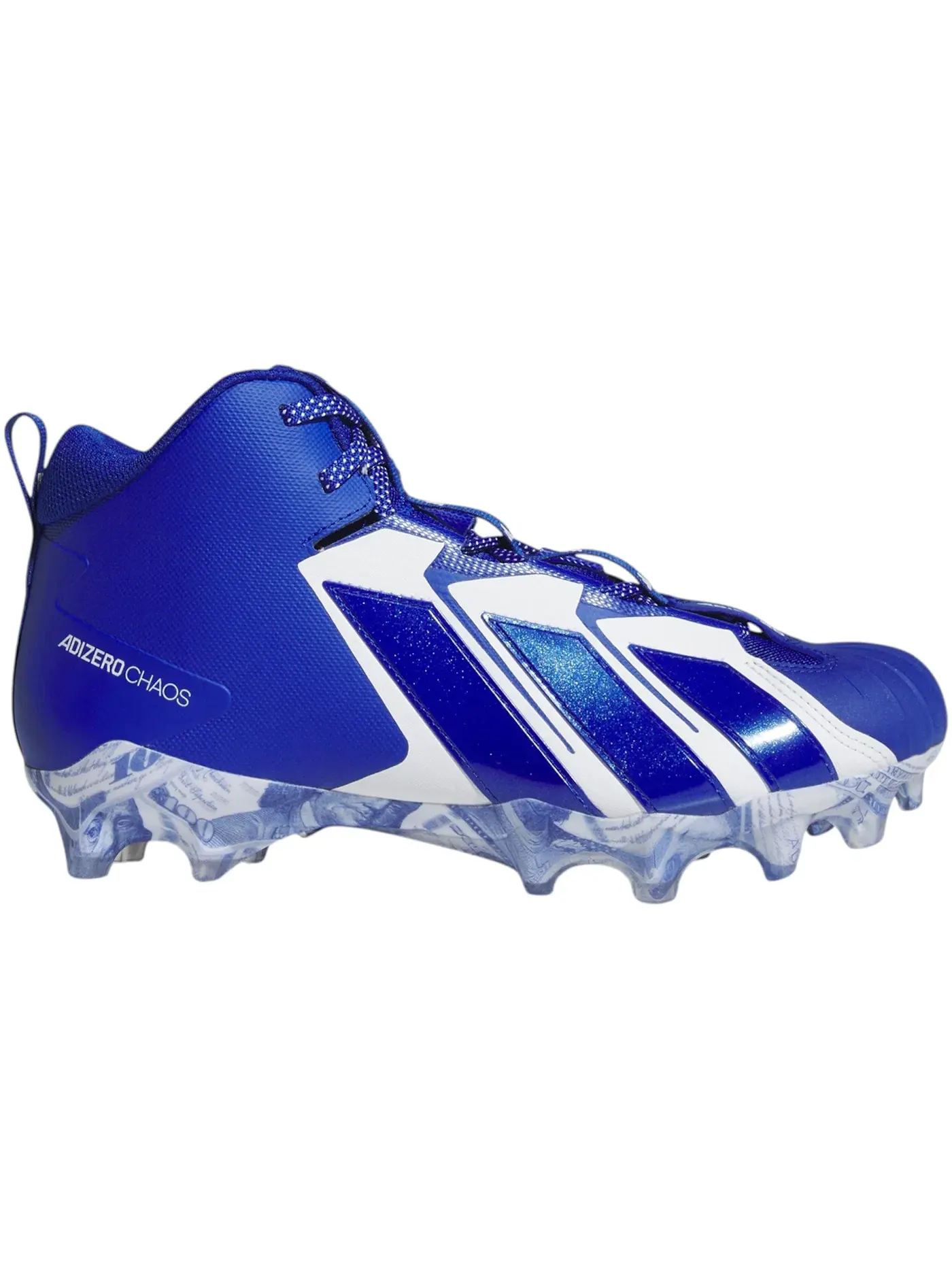 Мужские бутсы Adizero Chaos II SMU Adidas — изображение 1 из 1, синий/синий/белый