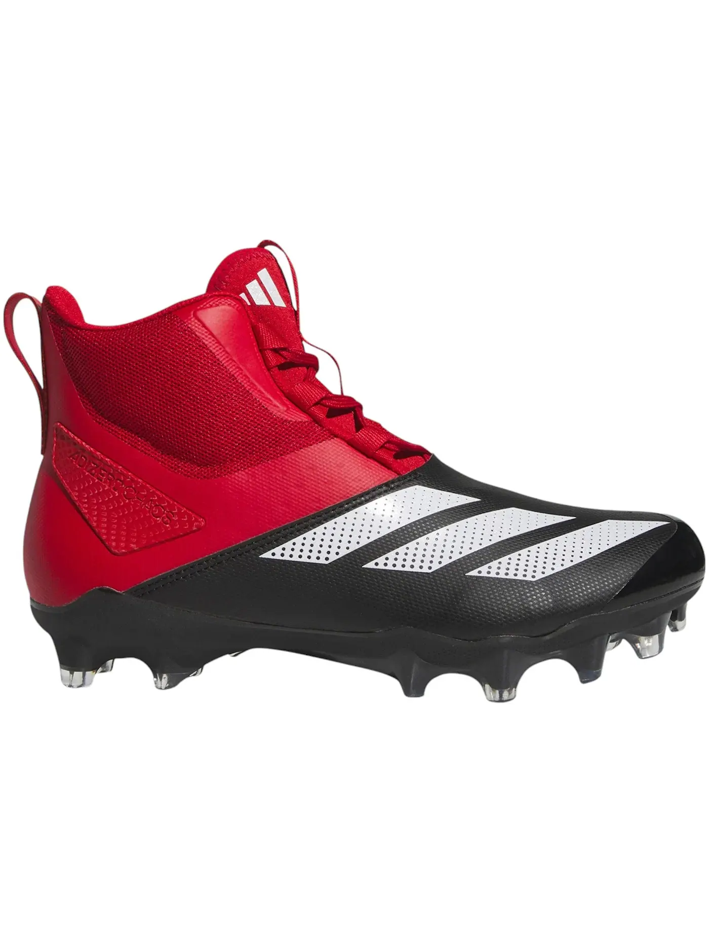 Мужские бутсы с принтом Adizero Chaos Adidas — изображение 1 из 1, красный/белый/черный