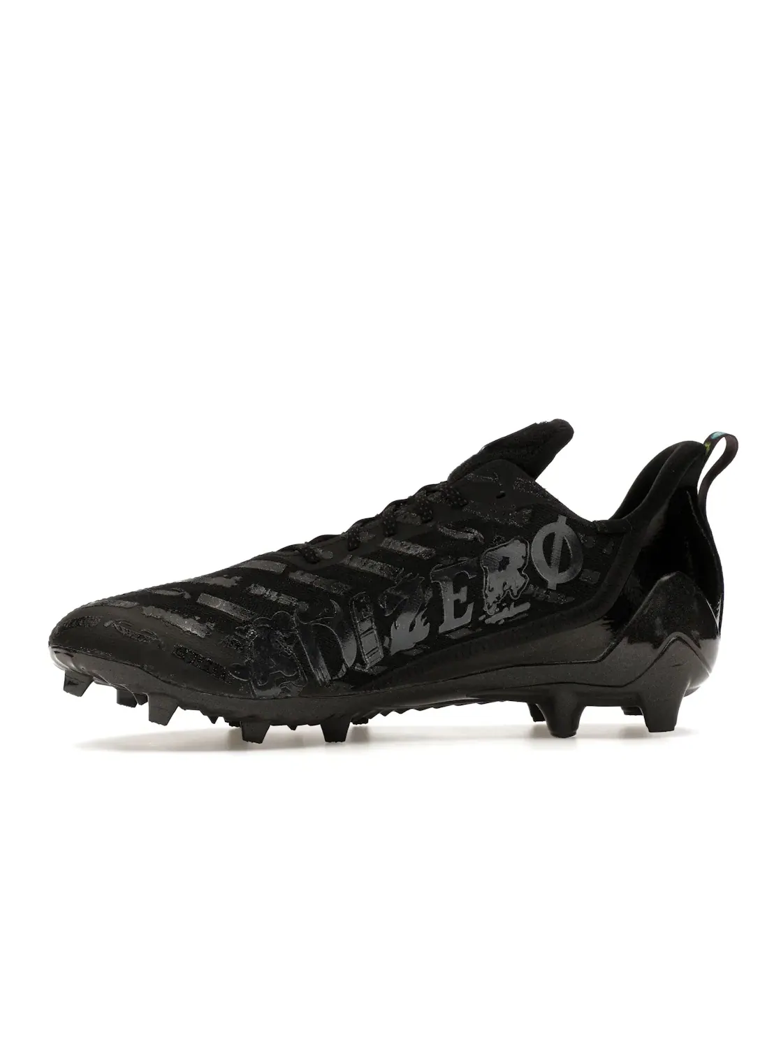 Мужские бутсы Adizero Cleats Adidas — изображение 3 из 4, черный/черный/серый