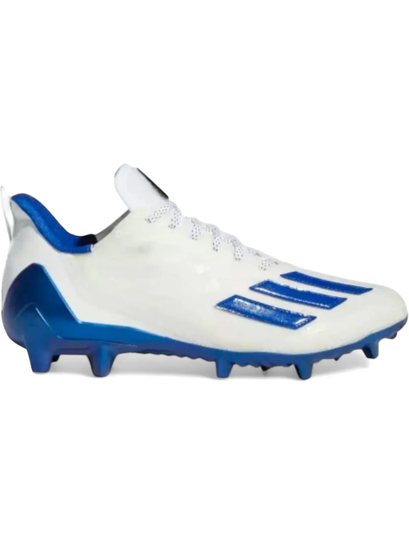 Мужские бутсы с длинными шипами Adizero Cleats Adidas — изображение 1 из 1, белый/синий/белый
