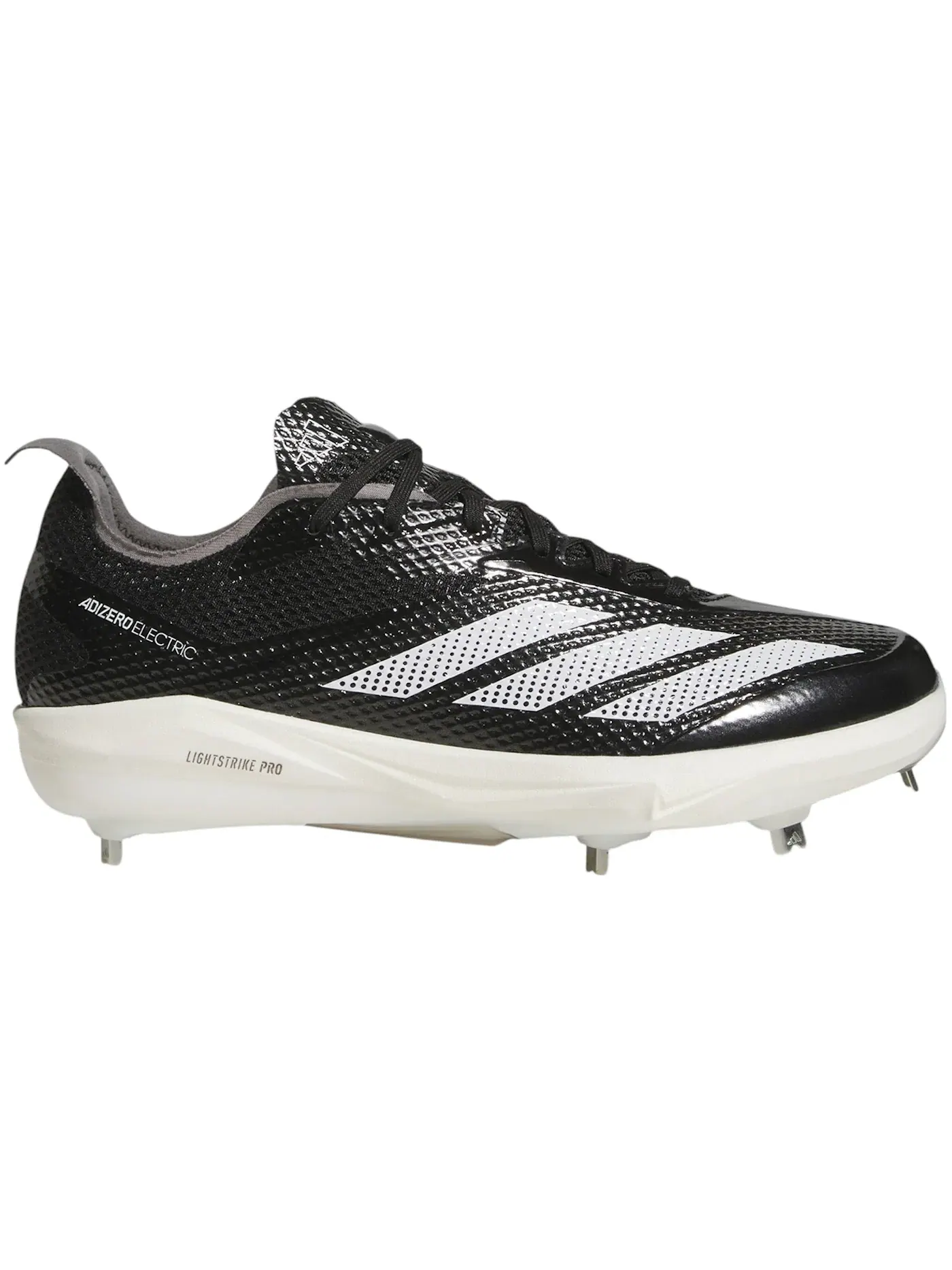 Мужские бутсы с принтом Adidas Adizero Electric 2.0 Adidas — изображение 1 из 1, черный белый серый