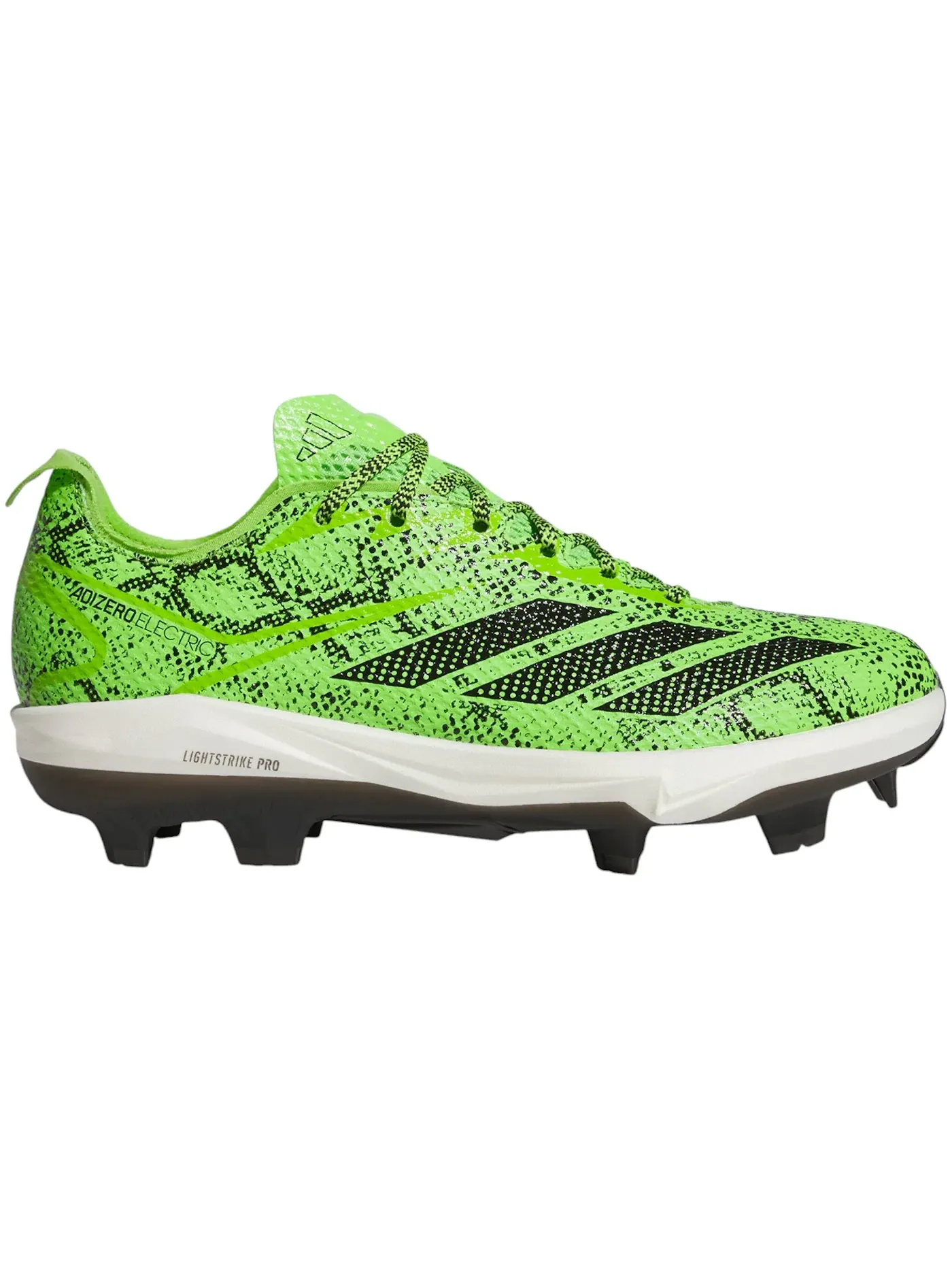 Мужские бутсы с шипами Adidas Adizero Electric 2.0 Exotic Speed TPU — изображение 1 из 1, зеленый черный белый