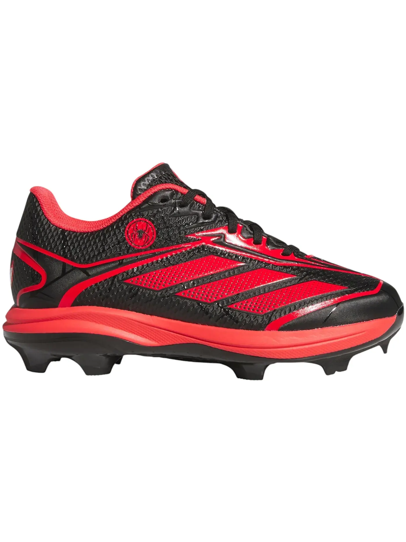 Детские бутсы Adizero Electric 2.0 TPU Adidas — изображение 1 из 1, черный/красный/красный