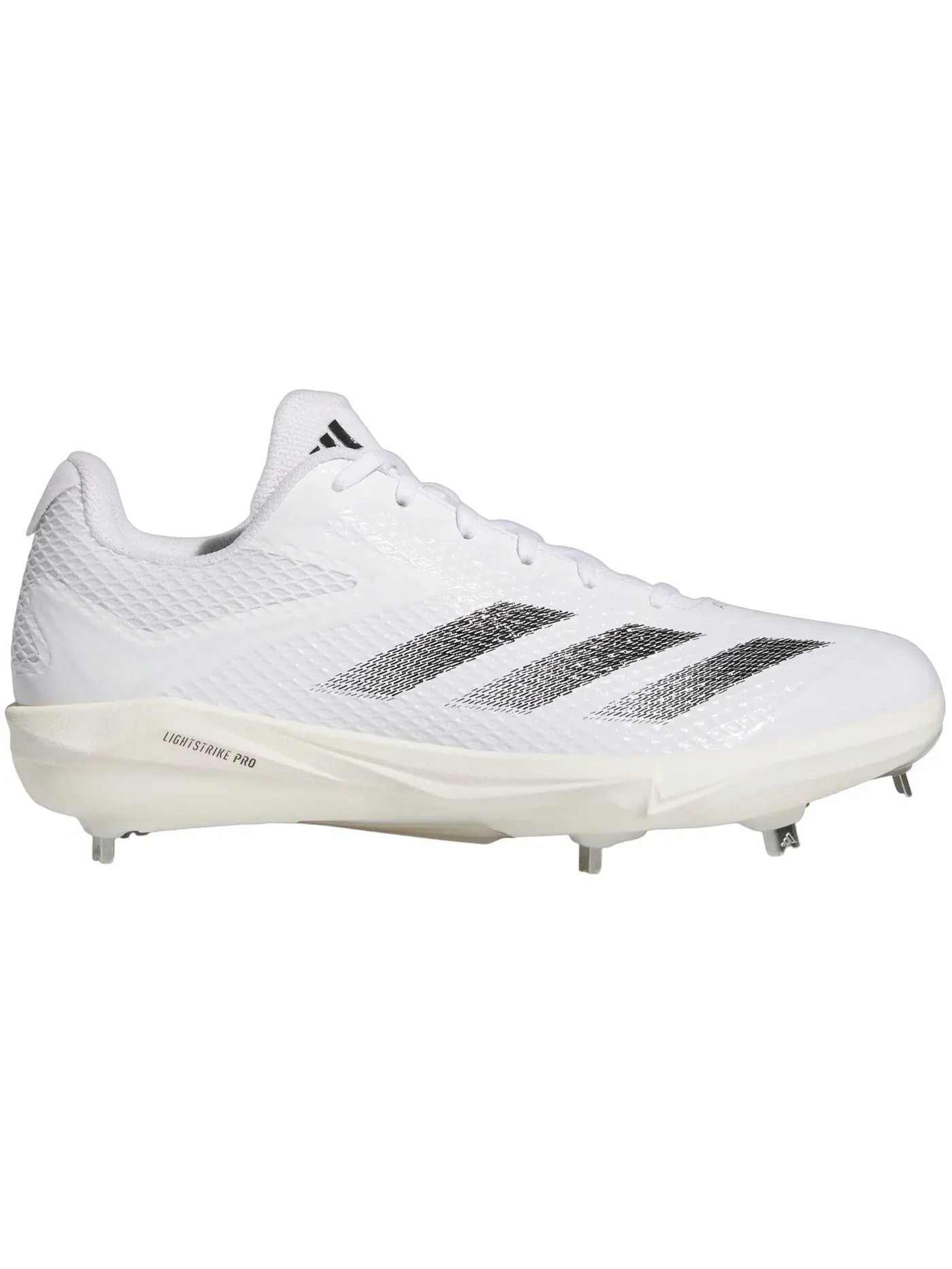 Мужские бутсы с принтом Adidas Adizero Electric — изображение 1 из 1, белый/черный/белый