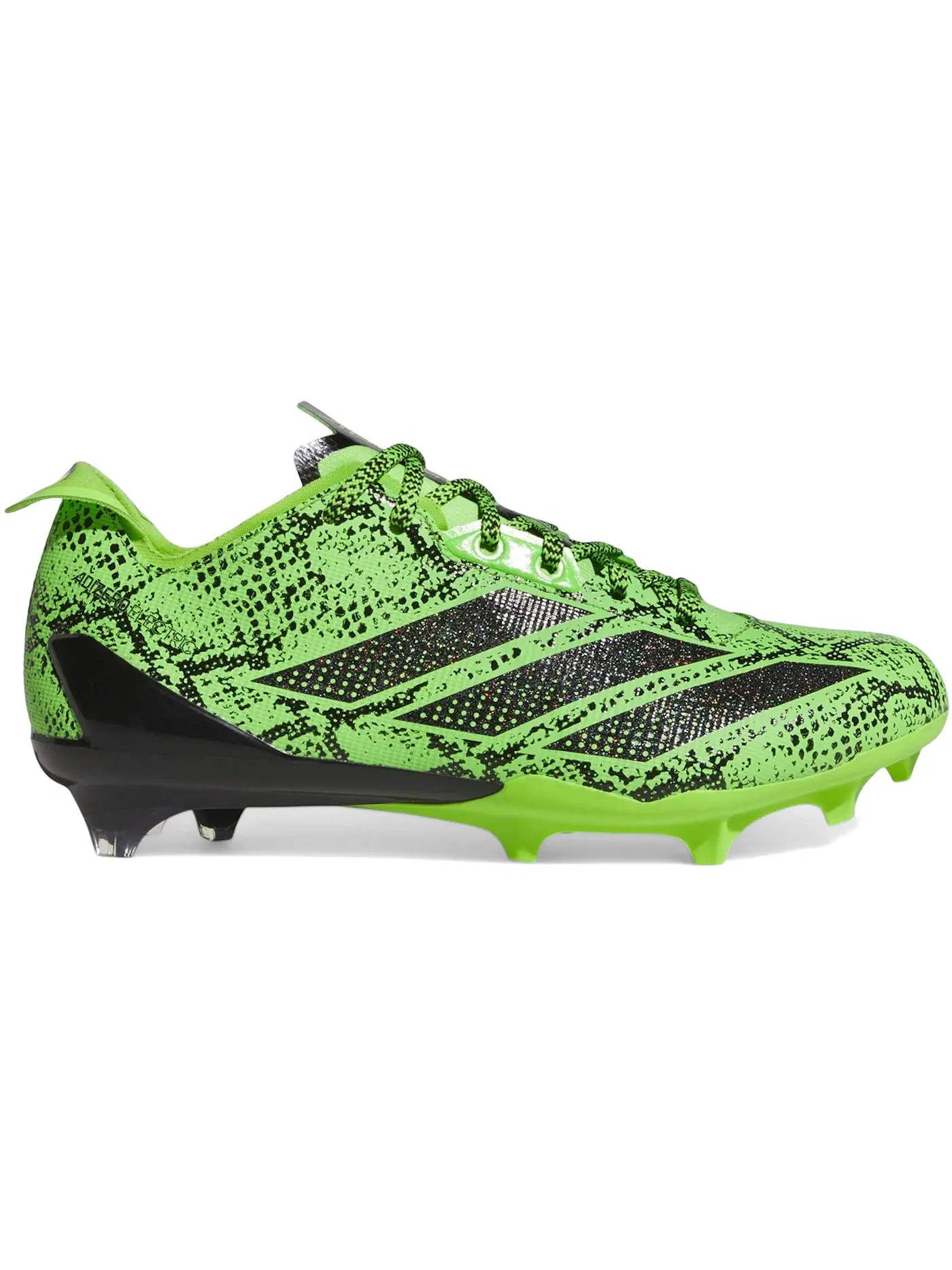 Мужские бутсы для игры 7 на 7 Adidas Adizero Electric II — изображение 1 из 1, зеленый/черный/зеленый