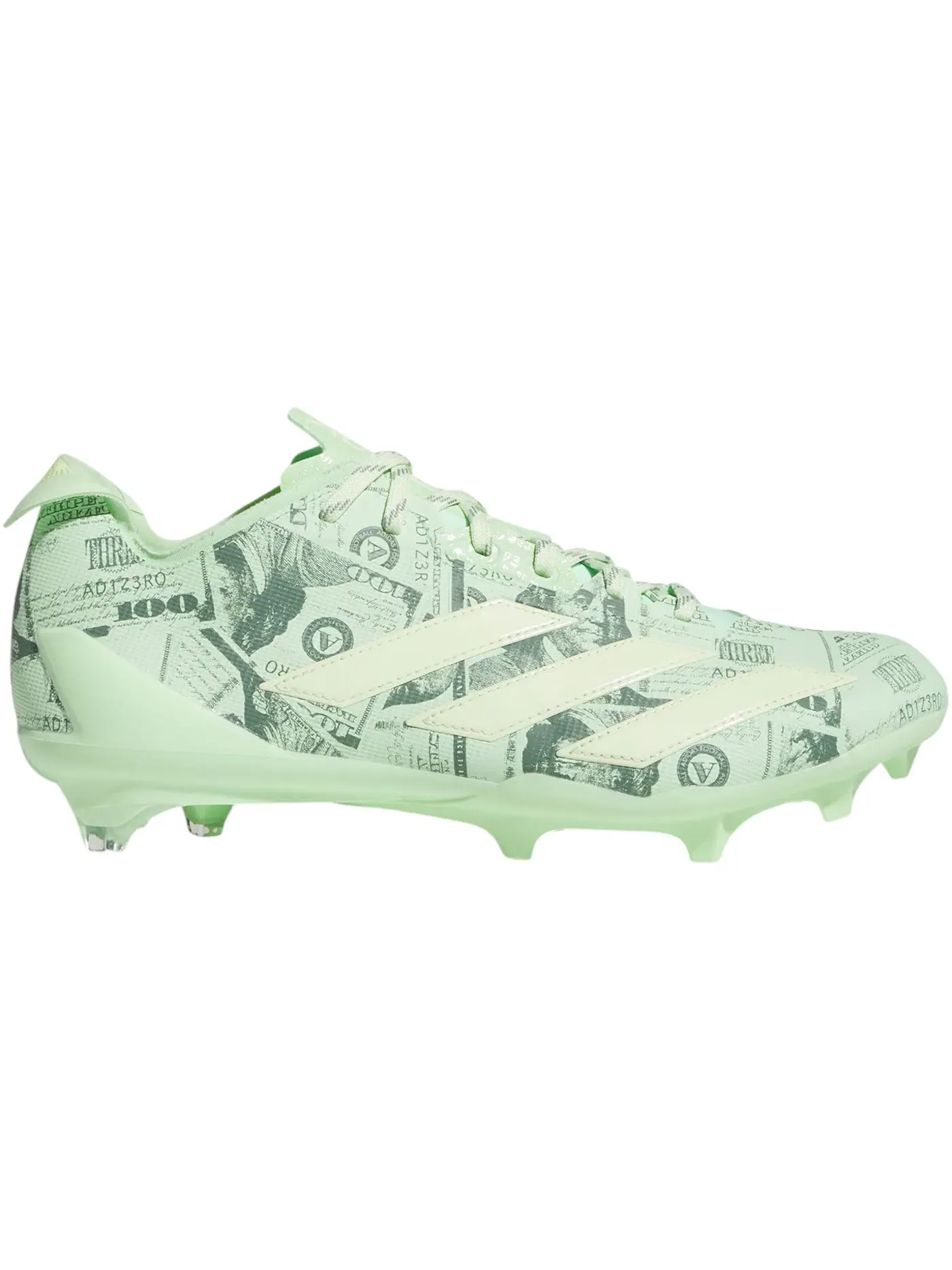 Мужские бутсы Adizero Electric II Cleats Adidas — изображение 1 из 1, зеленый