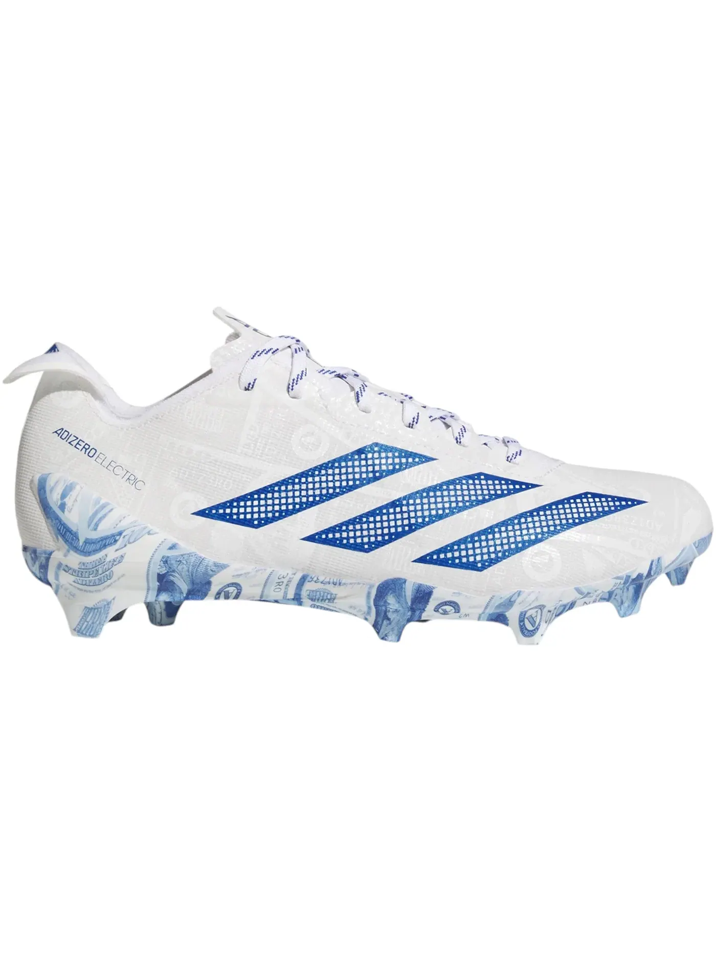 Мужские бутсы с длинным рукавом Adidas Adizero Electric II SMU — изображение 1 из 1, белый/синий/белый