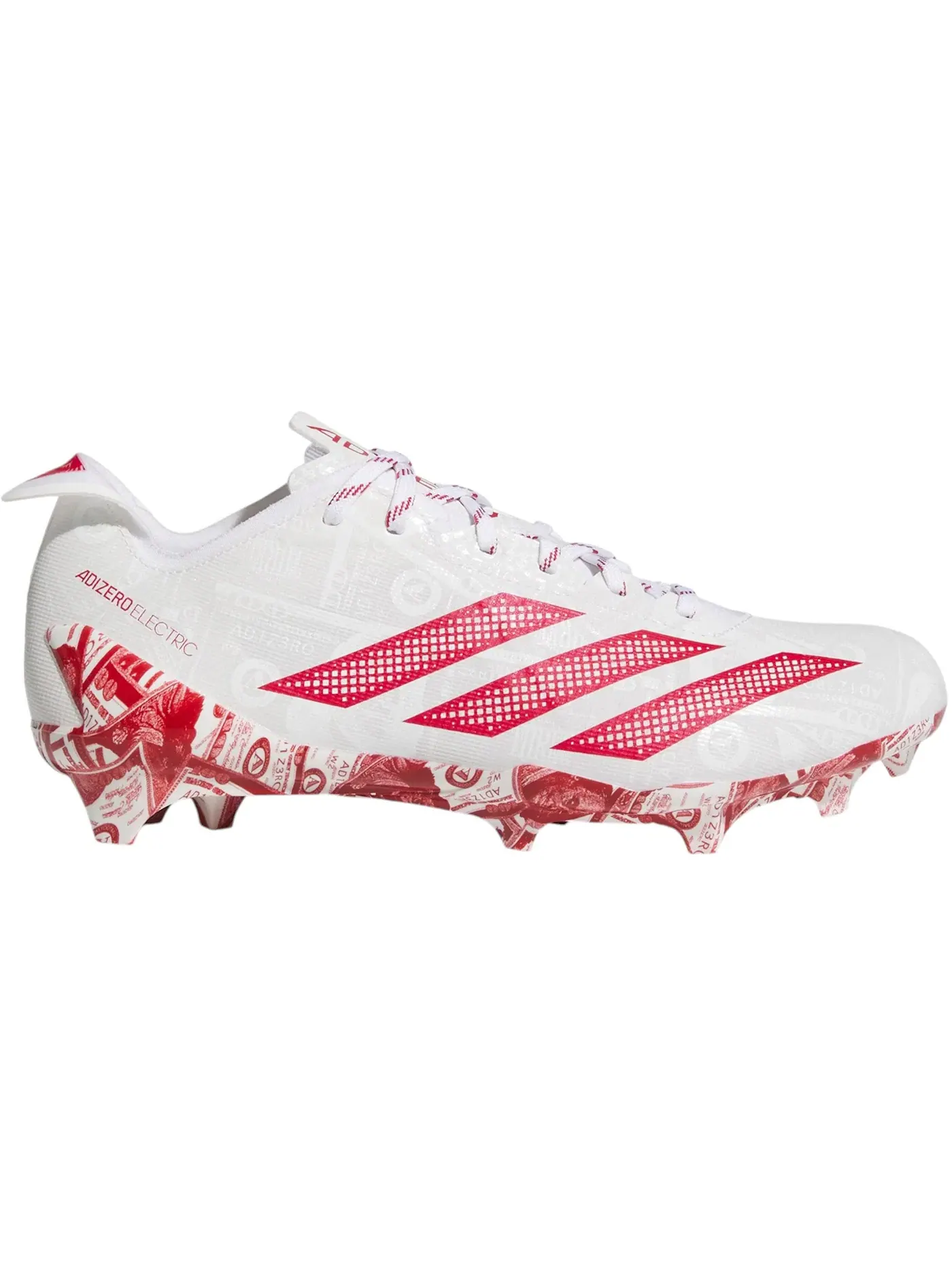 Мужские бутсы с длинным рукавом Adidas Adizero Electric II SMU — изображение 1 из 1, белый/красный