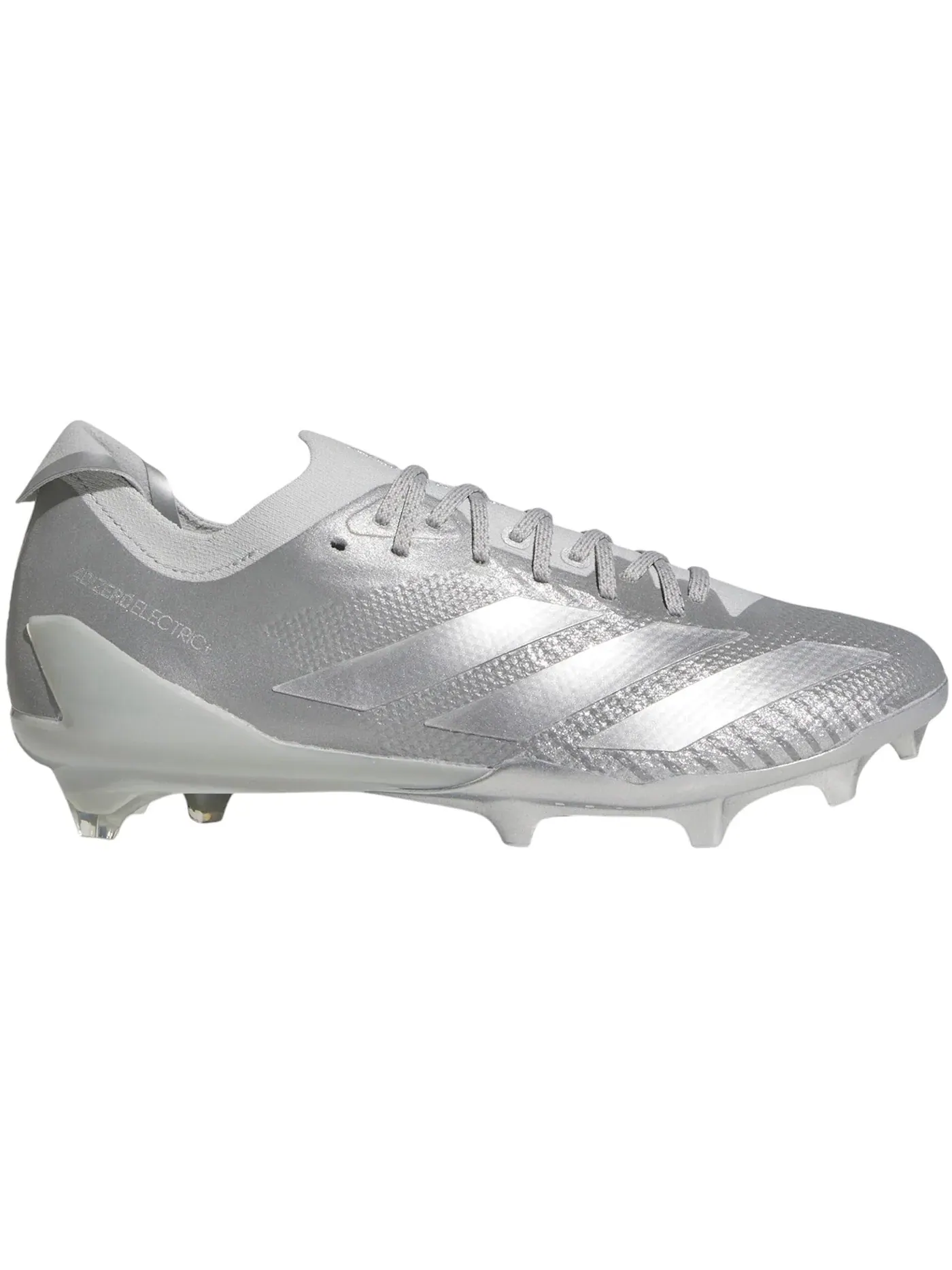 Мужские бутсы с шипами Adizero Electric + II Adidas — изображение 1 из 1, серебристый металлик