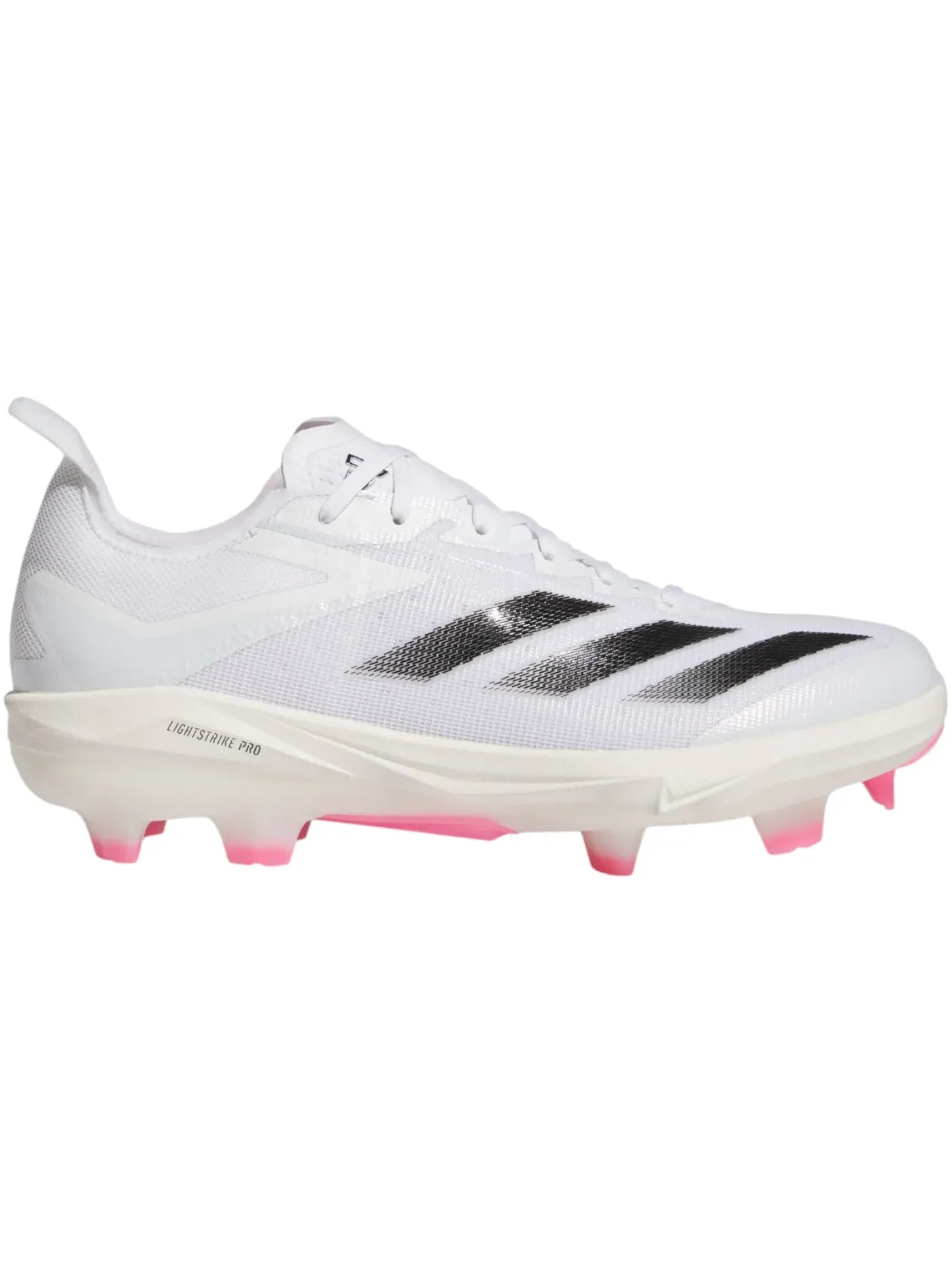 Мужские бутсы с шипами Adizero Electric+ TPU Adidas — изображение 1 из 1, белый черный белый