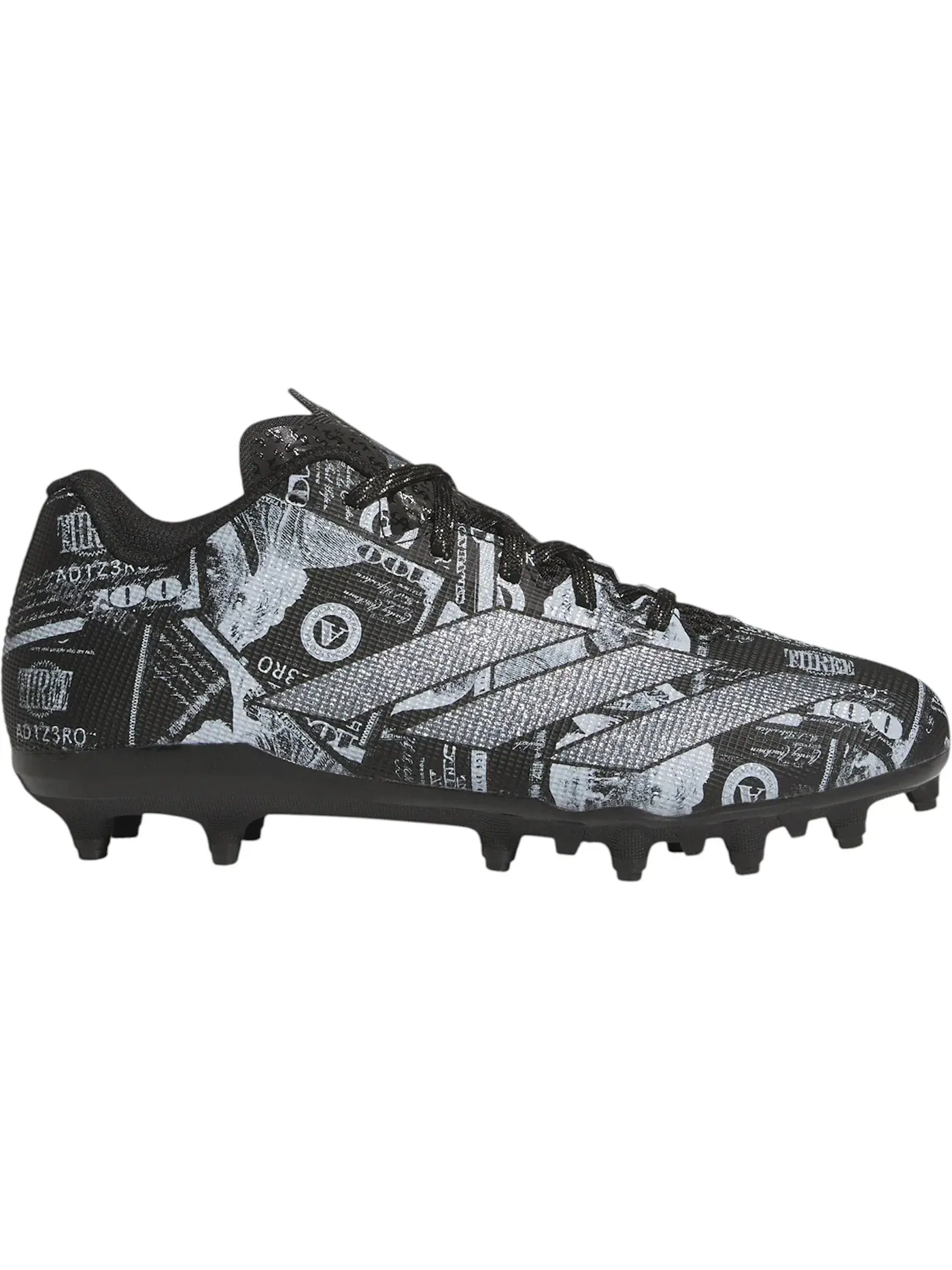 Детские бутсы Adizero Electric.II SMU Adidas — изображение 1 из 1, черный металлик белый