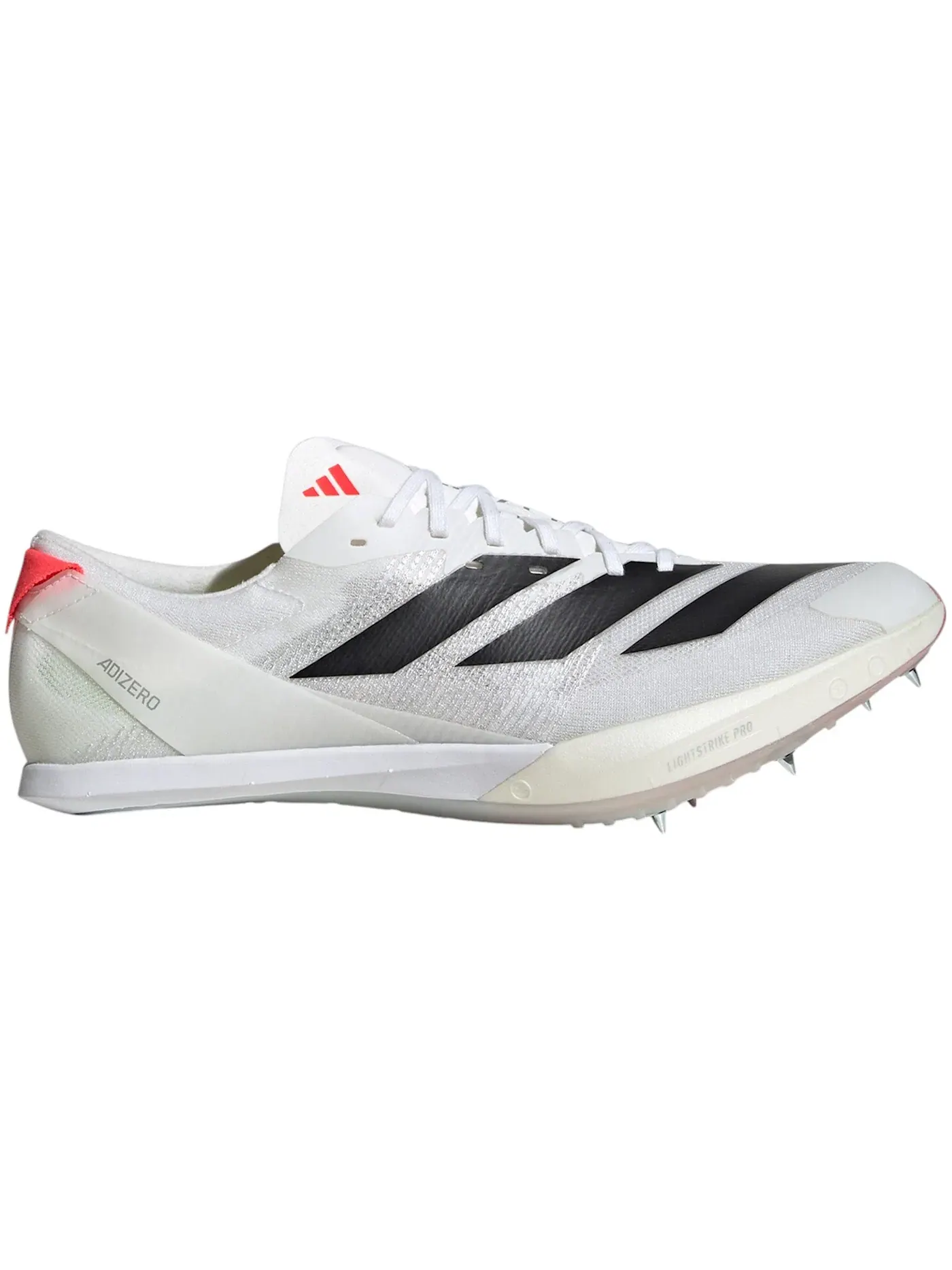 Мужские шиповки с легкой конструкцией Adizero Finesse Spikes Adidas — изображение 1 из 1, белый черный красный