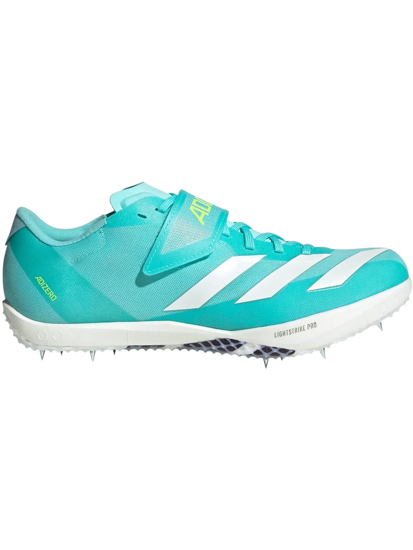 Мужские шиповки для трека и поля с ярким дизайном Adidas Adizero HJ Track And Field — изображение 1 из 1, голубой/металлик