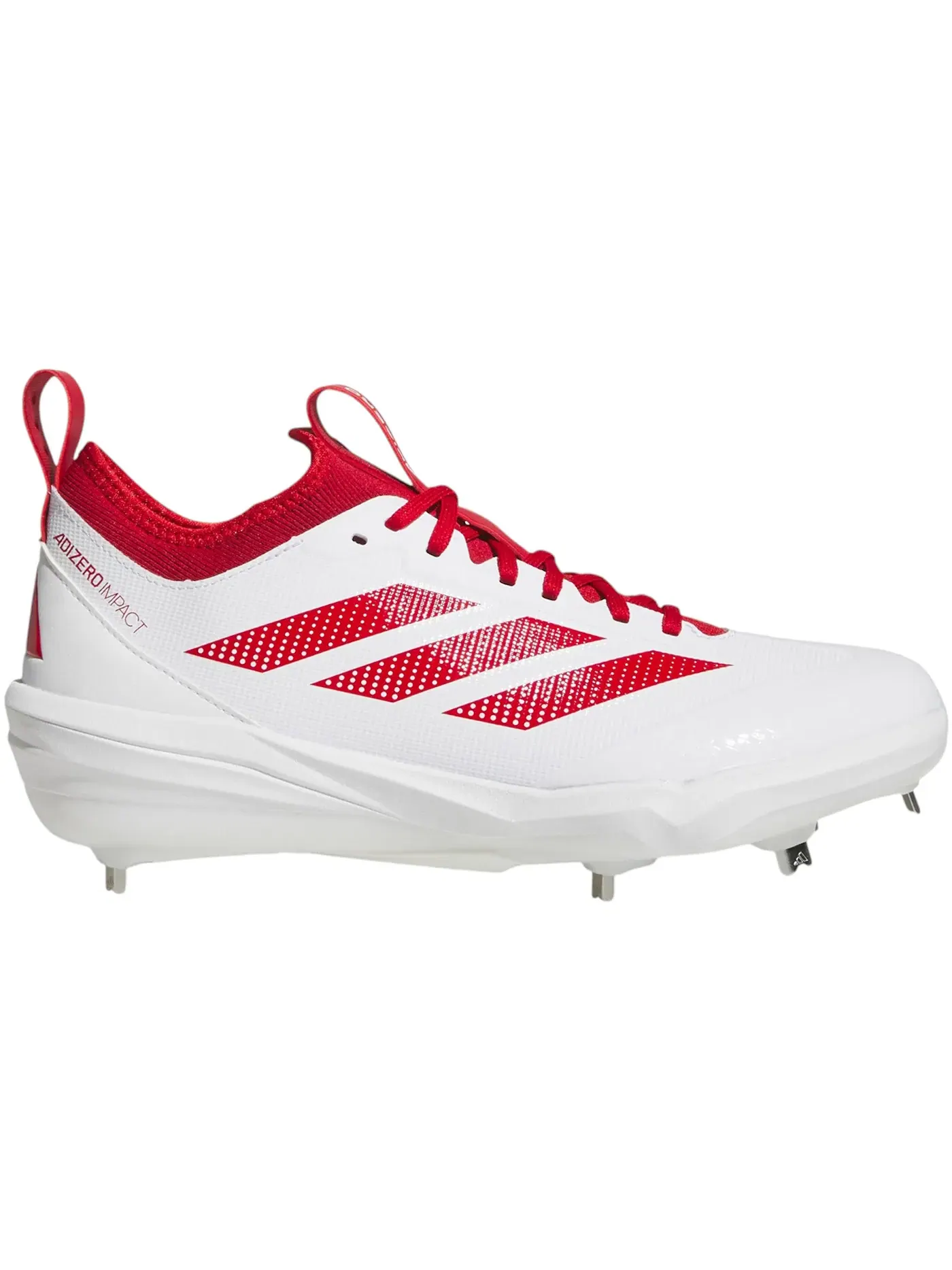 Мужские бутсы с длинным рукавом Adidas Adizero Impact 2.0 — изображение 1 из 1, белый/красный
