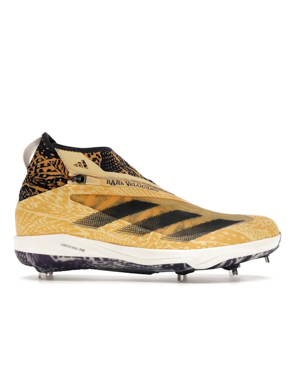Мужские бутсы для бейсбола Adizero Impact+ Adidas — изображение 1 из 4, оранжевый/темно-синий