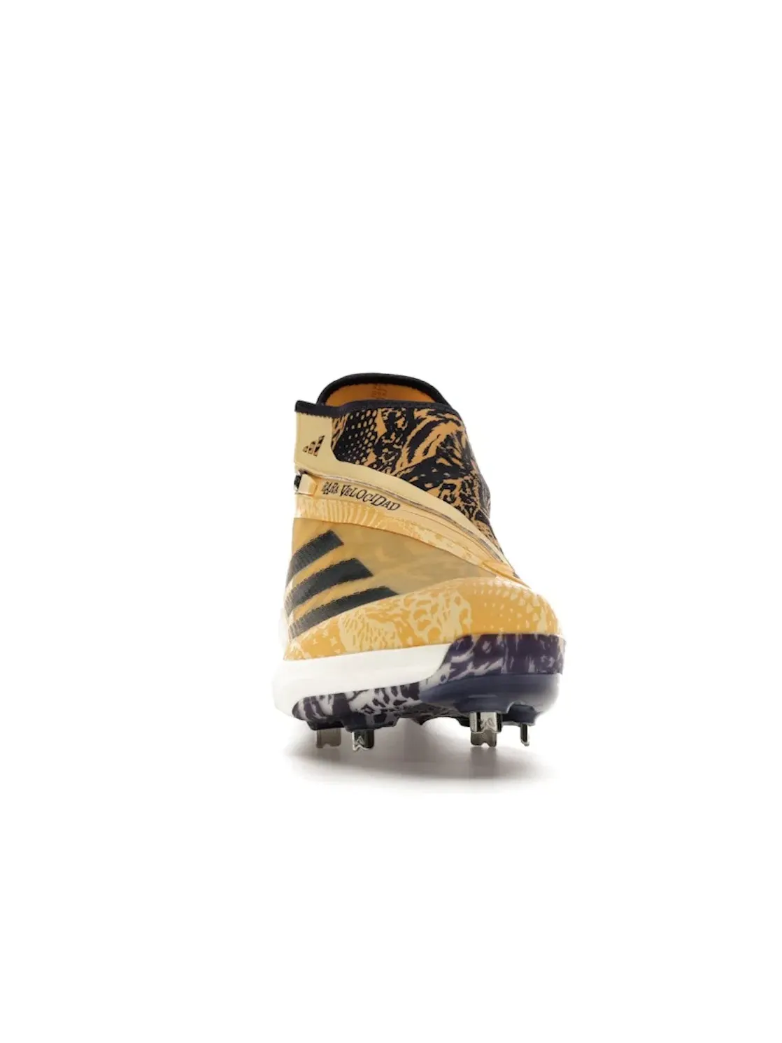 Мужские бутсы для бейсбола Adizero Impact+ Adidas — изображение 2 из 4, оранжевый/темно-синий