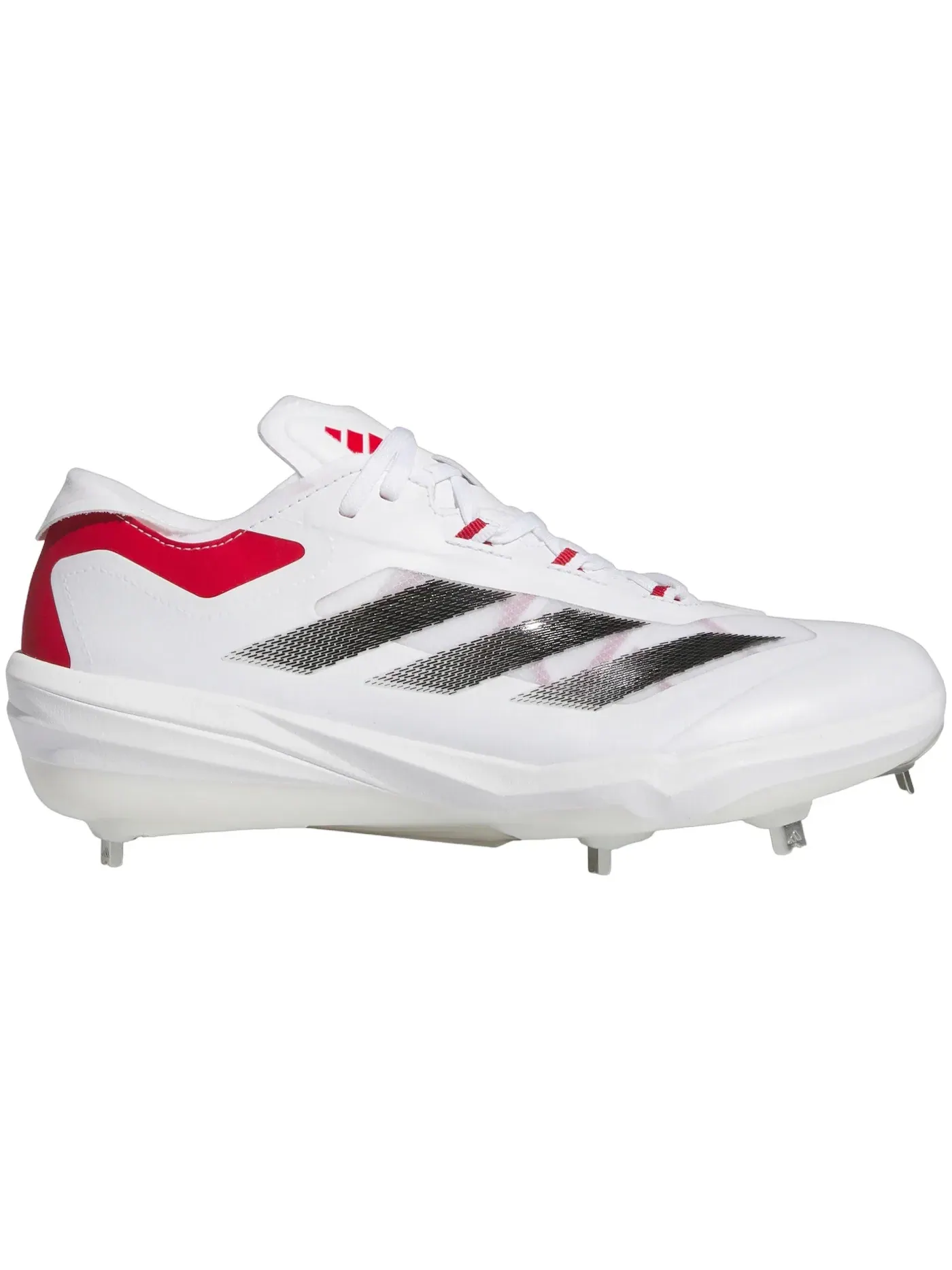 Мужские бутсы Adizero Impact Adidas — изображение 1 из 1, белый/черный/красный