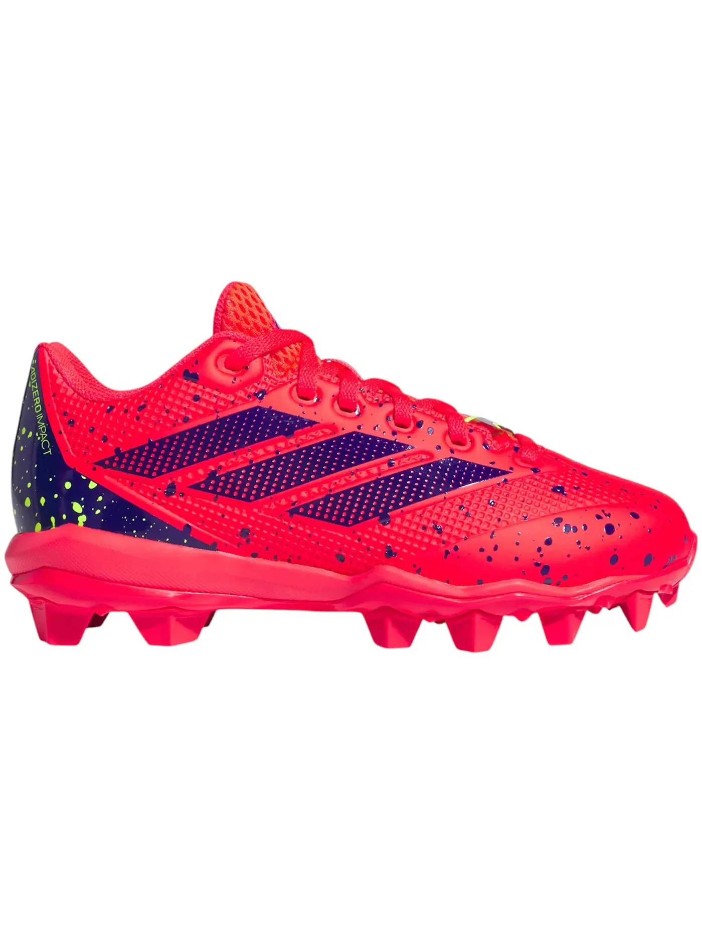 Детские бутсы с шипами Molded Rubber 2.0 BSB Adidas — изображение 1 из 1, красный синий