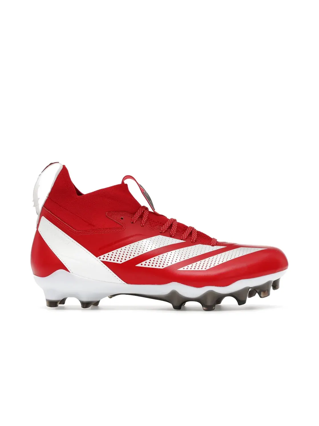 Мужские бутсы с длинным рукавом Adidas Adizero Impact + — изображение 1 из 4, красный/белый/красный