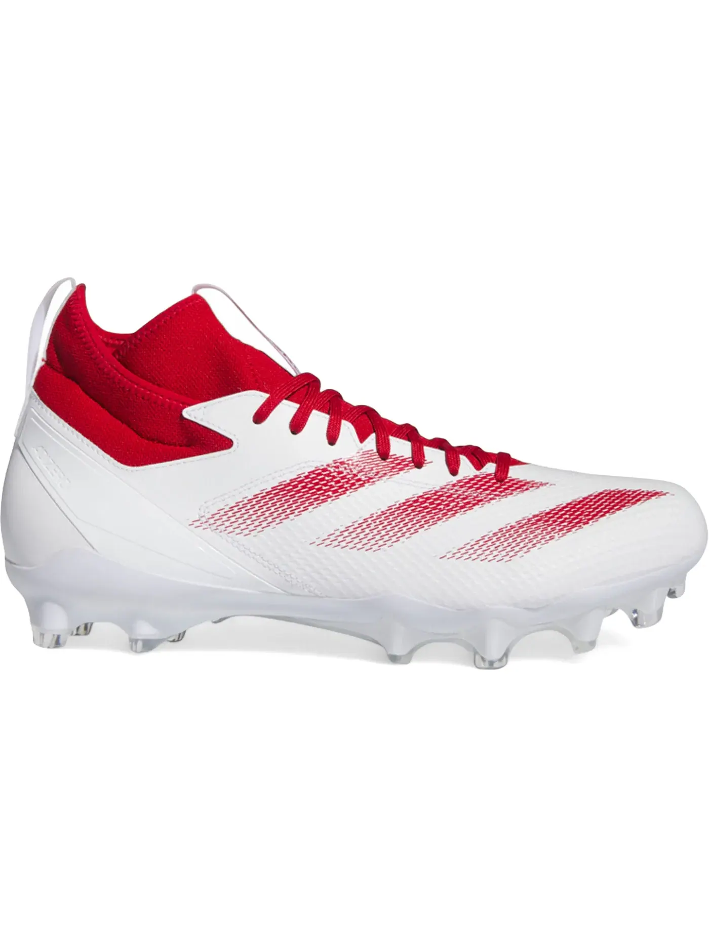 Мужские футбольные бутсы с принтом Adizero Impact Adidas — изображение 1 из 1, белый/красный/белый