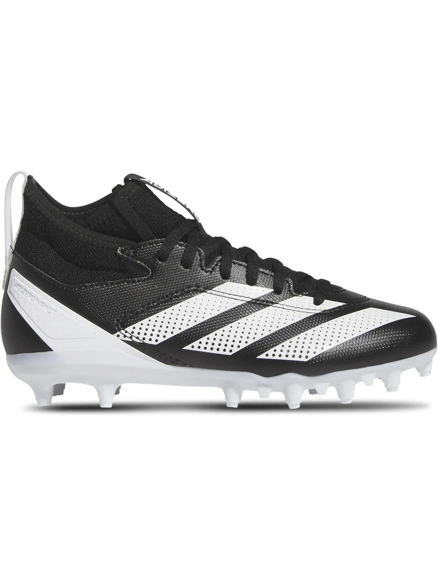 Детские бутсы для футбола с шипами Adidas Adizero Impact.2 — изображение 1 из 1, черный/белый/черный
