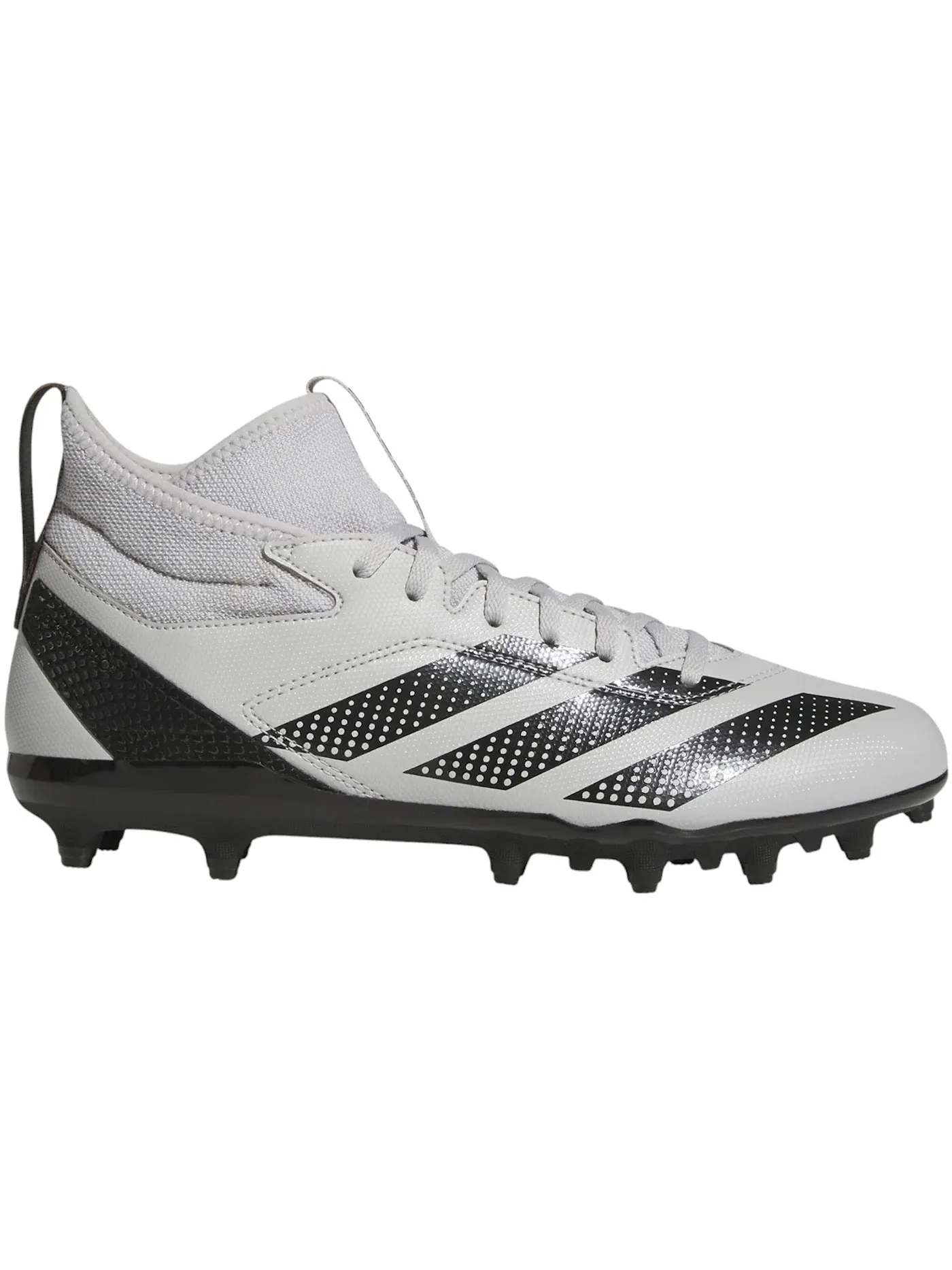 Мужские бутсы с длинным рукавом Adidas Adizero Impact.2 — изображение 1 из 1, серый черный